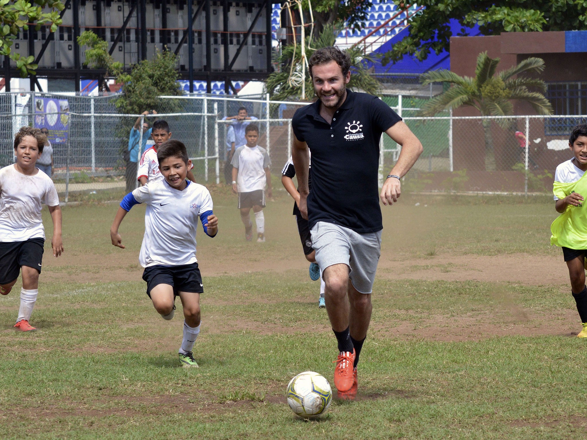 Mata has been in Mexico to help with a Unicef programme with young children