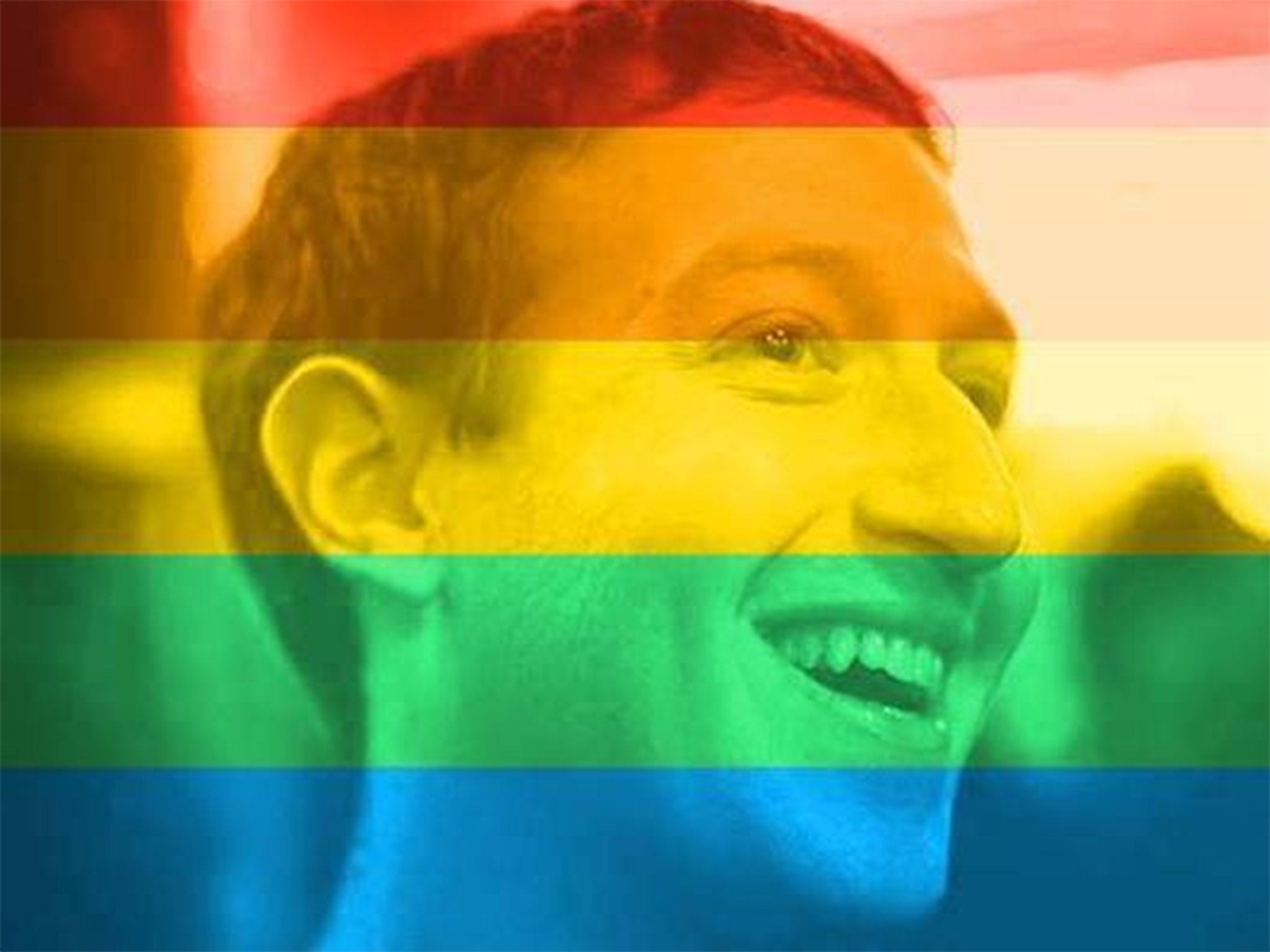 Facebook CEO Mark Zuckerberg was among the many who changed their profile pictures to coincide with the Supreme Court’s landmark decision