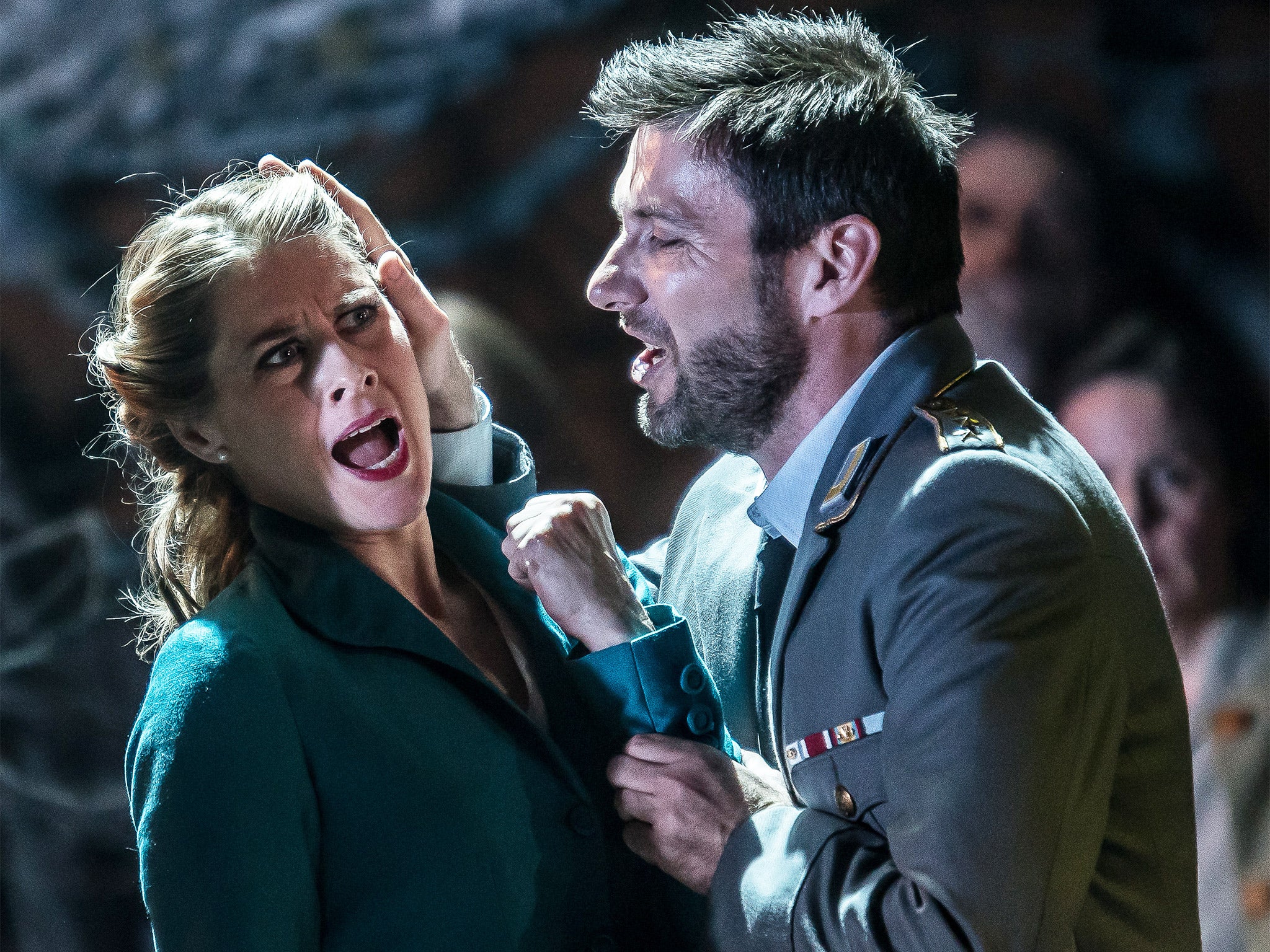 The Swedish soprano Malin Byström and the French bass Nicolas Courjal in Rossini’s ‘Guillaume Tell’ at the Royal Opera House