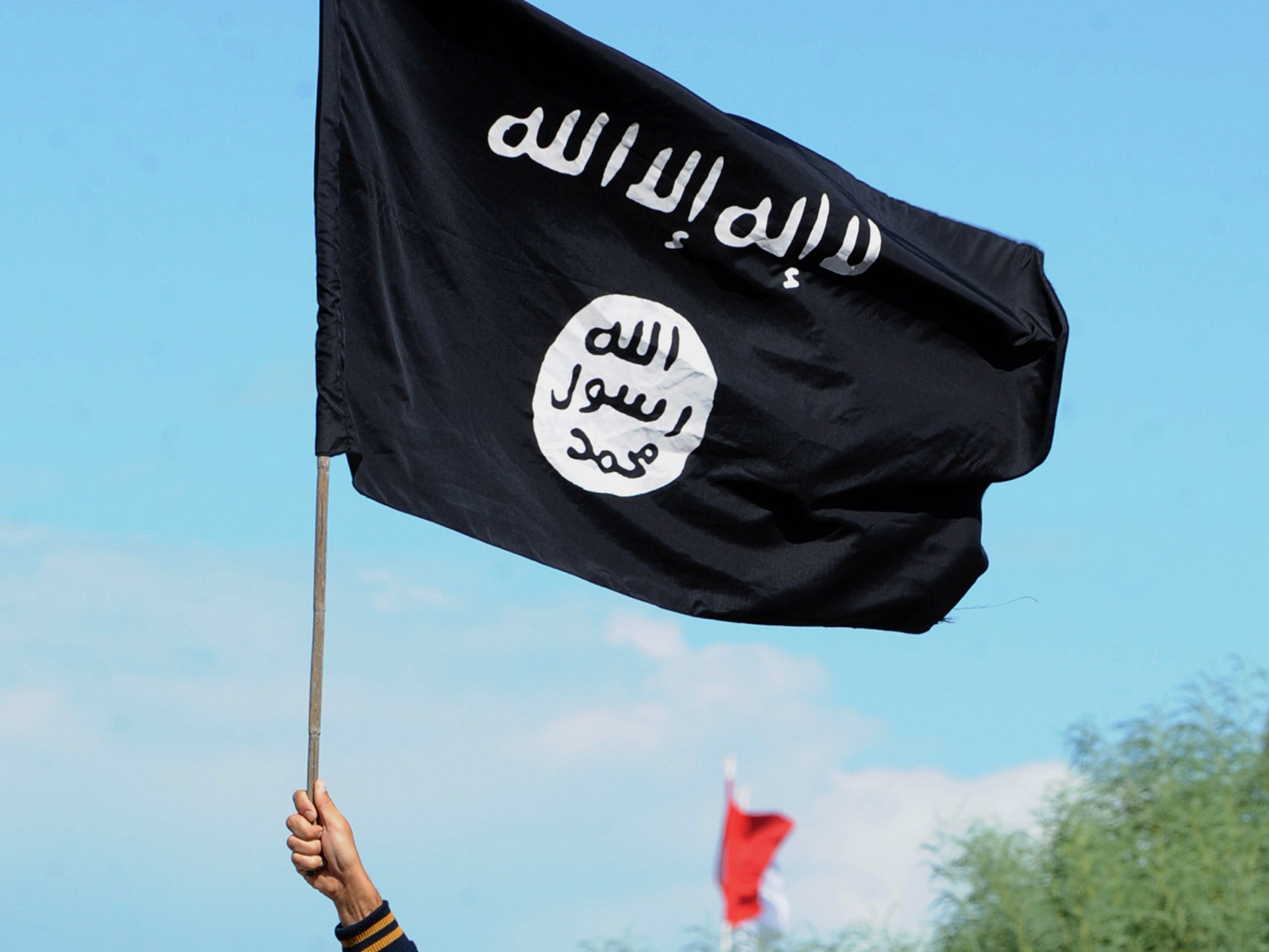 The flag of al-Qaeda. File photo