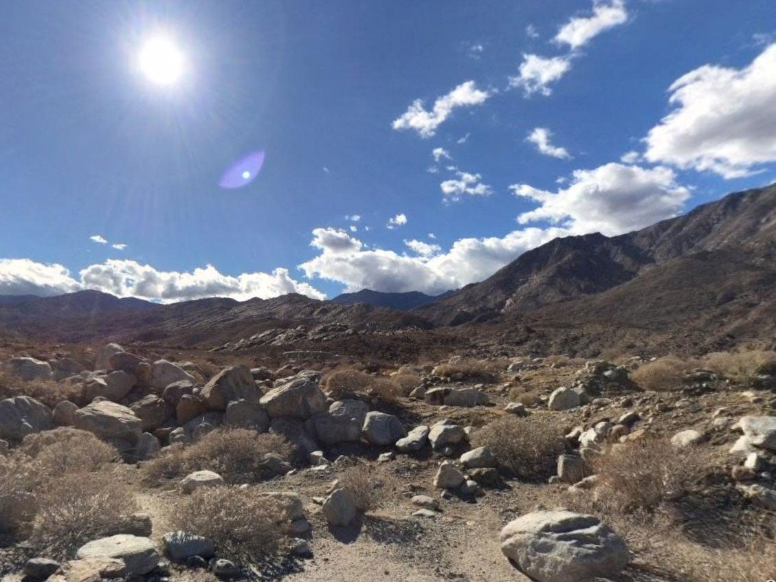 The couple were hiking in mountains near Palm Springs