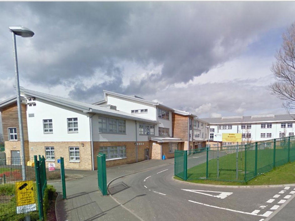 The Airdrie Academy, where Mrs Ross was a deputy headteacher