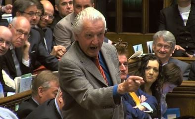 Dennis Skinner, who lost his seat in 2019 after 49 years, was a coal miner before an MP