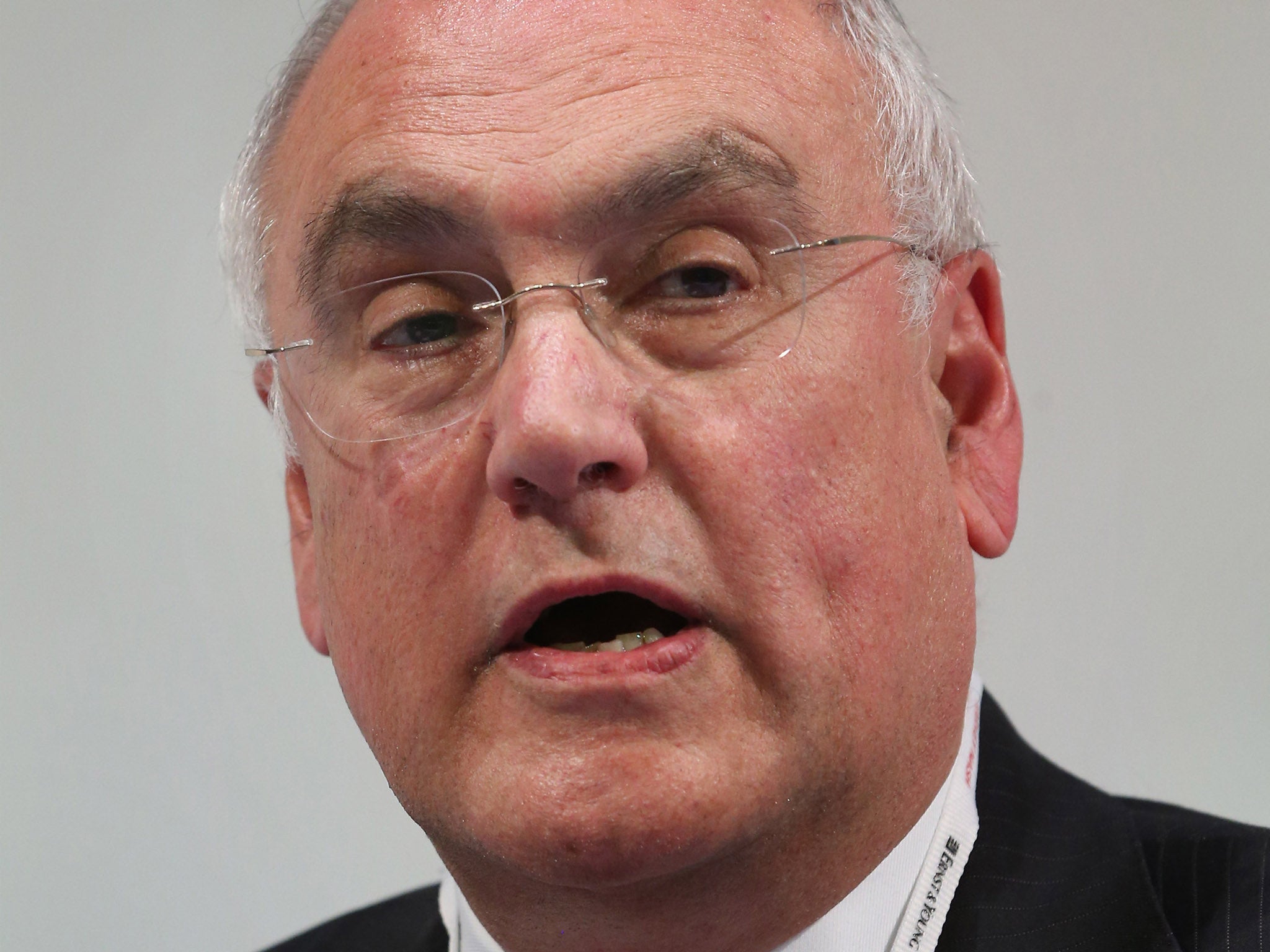 Sir Michael Wilshaw, then Ofsted Chief Inspector attends the Confederation of British Industry annual conference on 19 November 2012 in London, England.