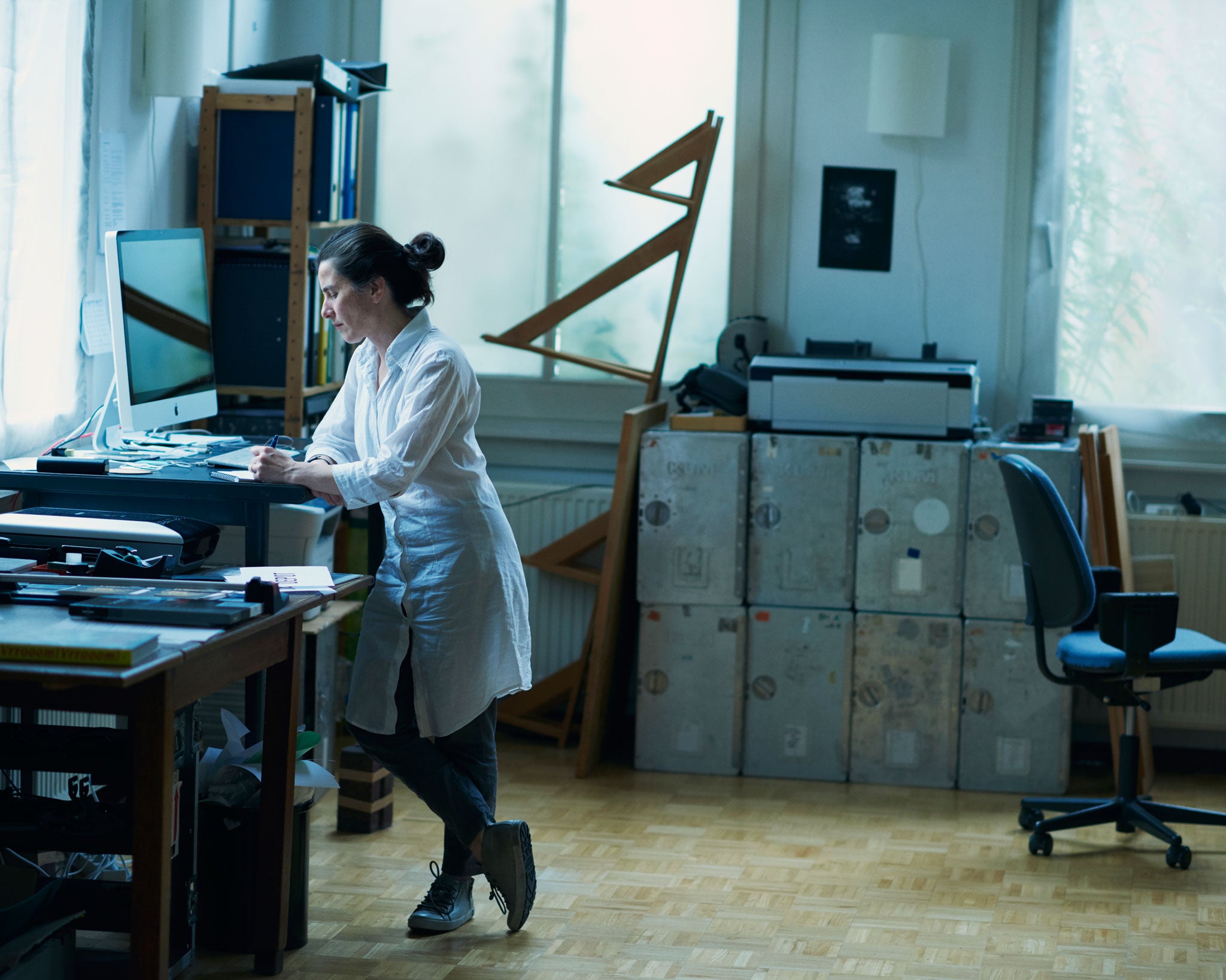 Office romance: Fiona Tan in her studio in Amsterdam