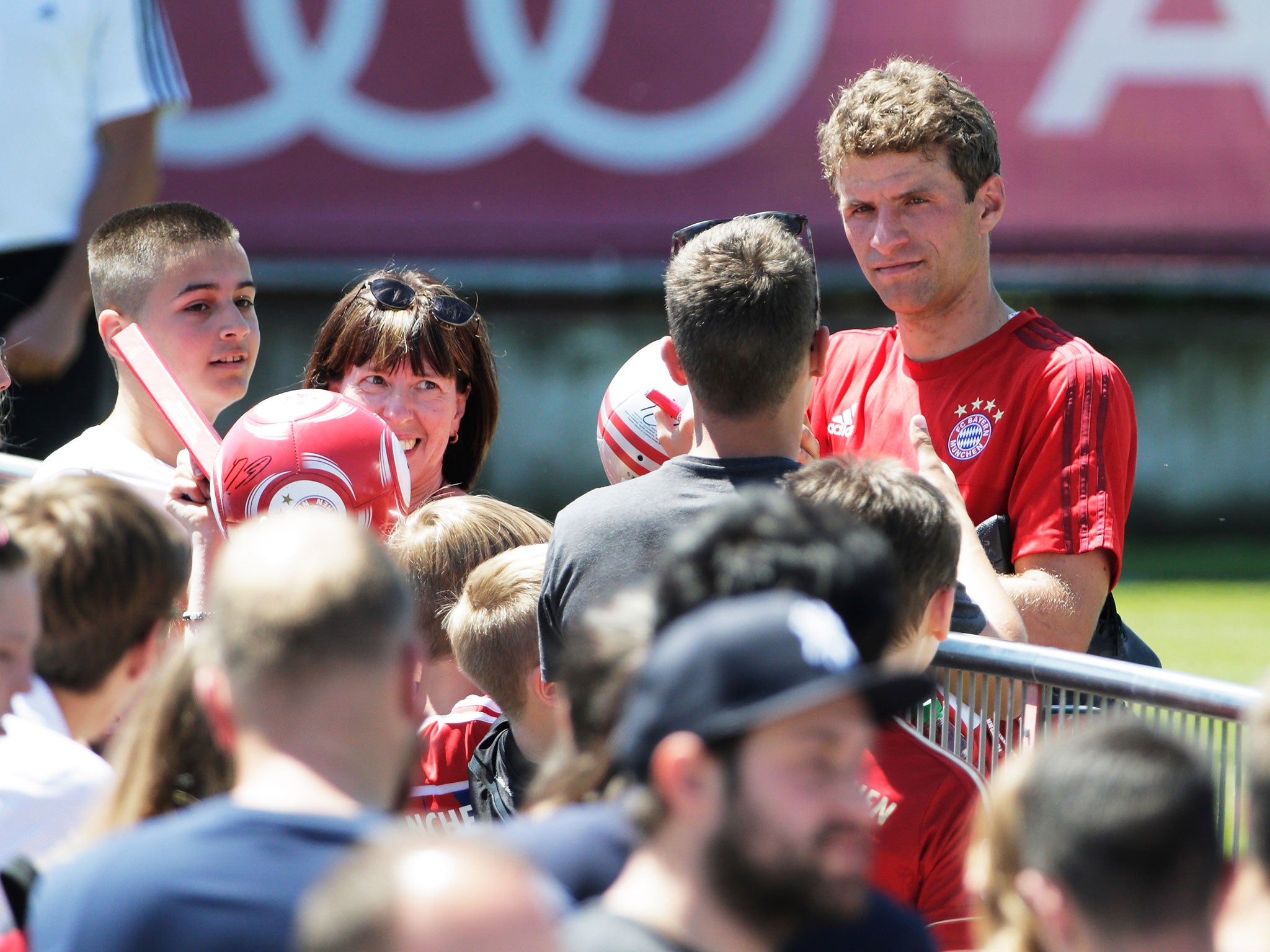 Muller returned to training with Bayern on Wednesday