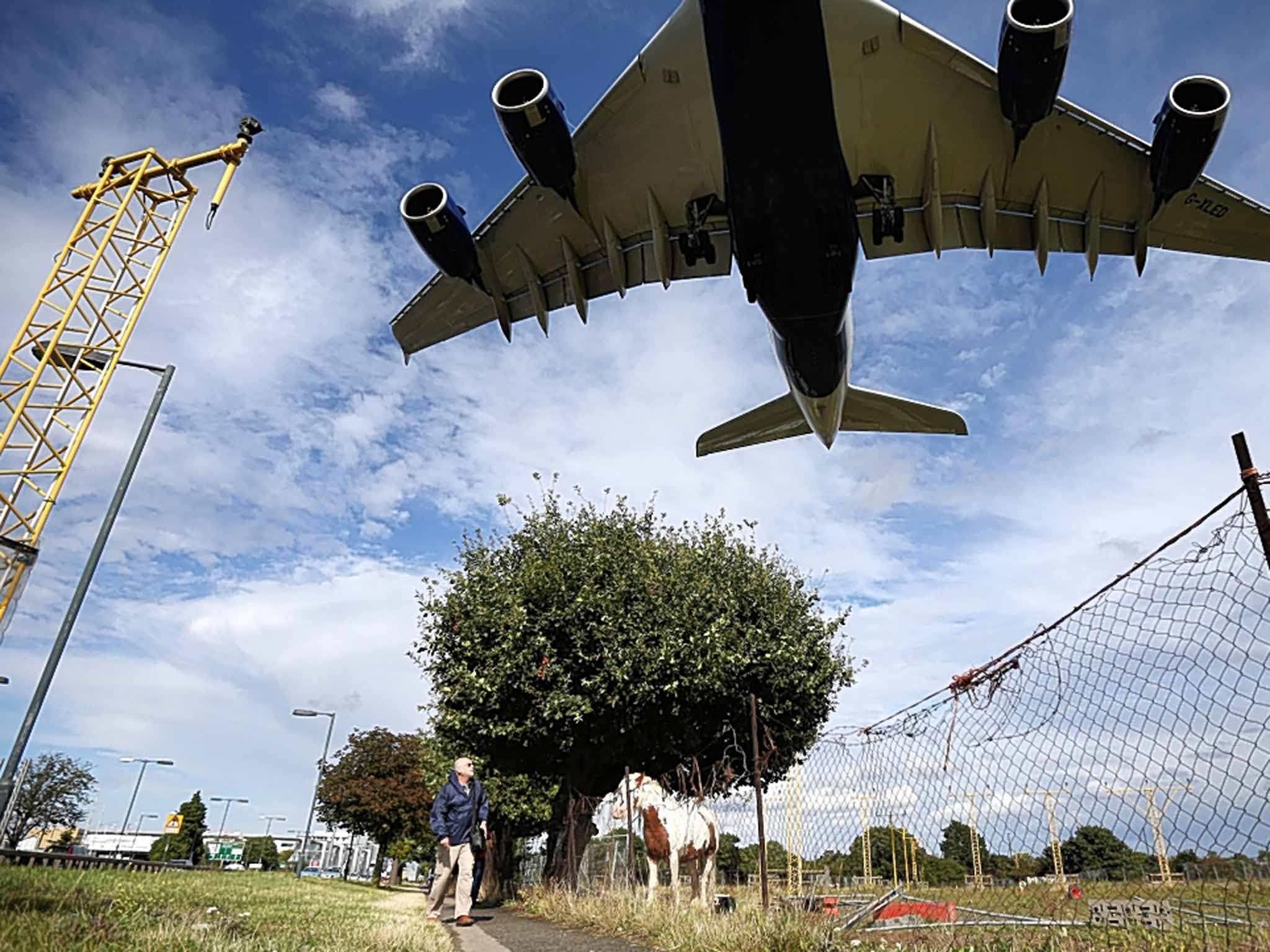 A plane takes off from Heathrow Airport (Getty)