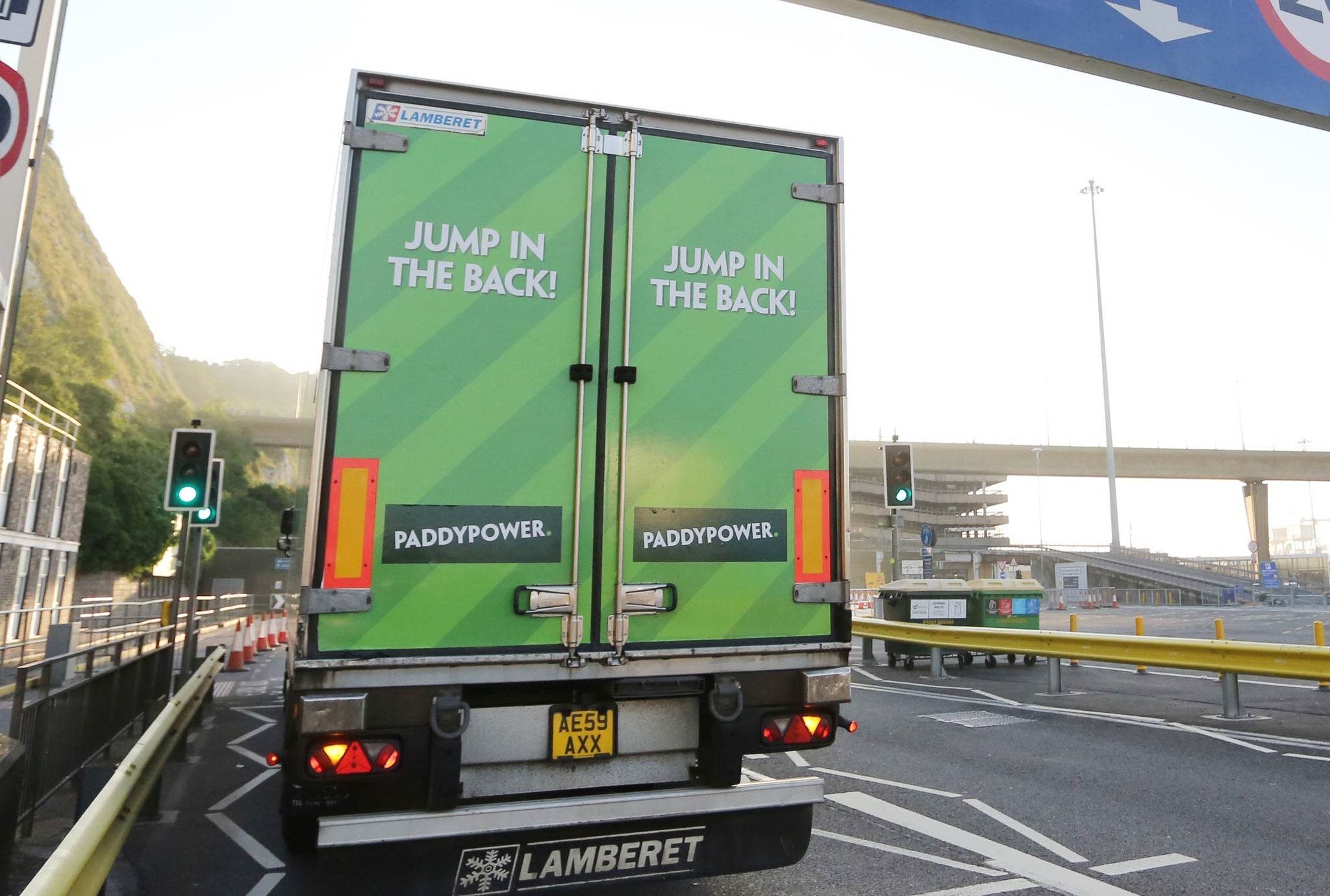 Paddy Power's latest publicity stunt invites immigrants to 'jump in the back' of their van but only if they're 'good at sport'