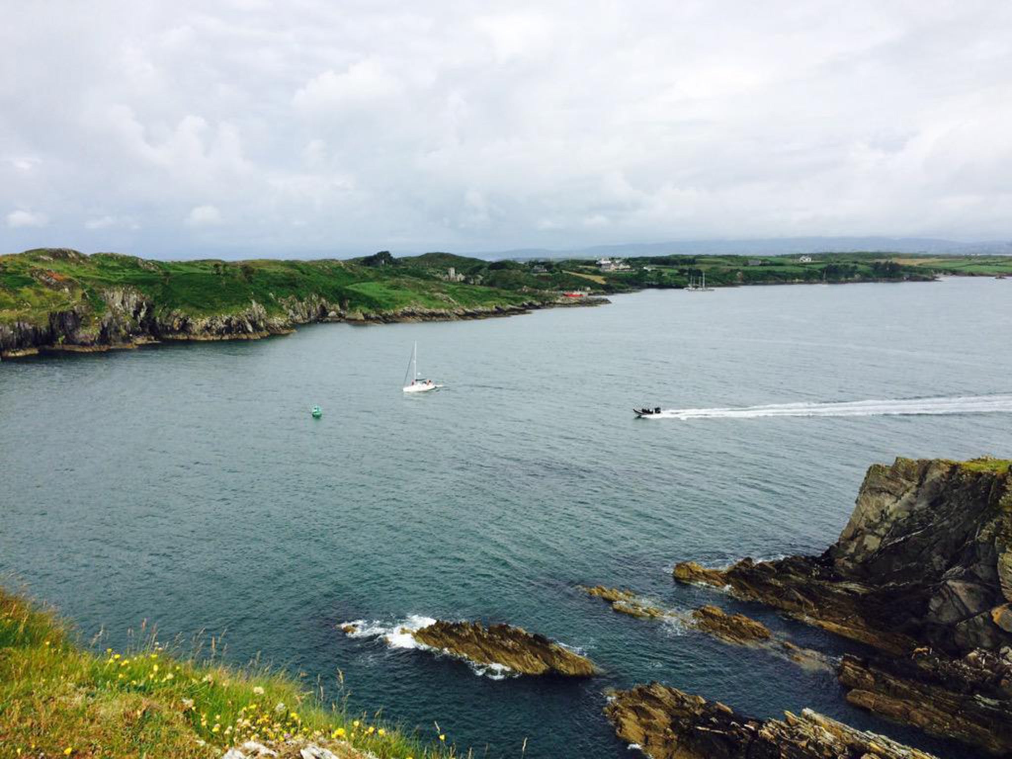 A naval dive boat continues the search in Baltimore, Cork