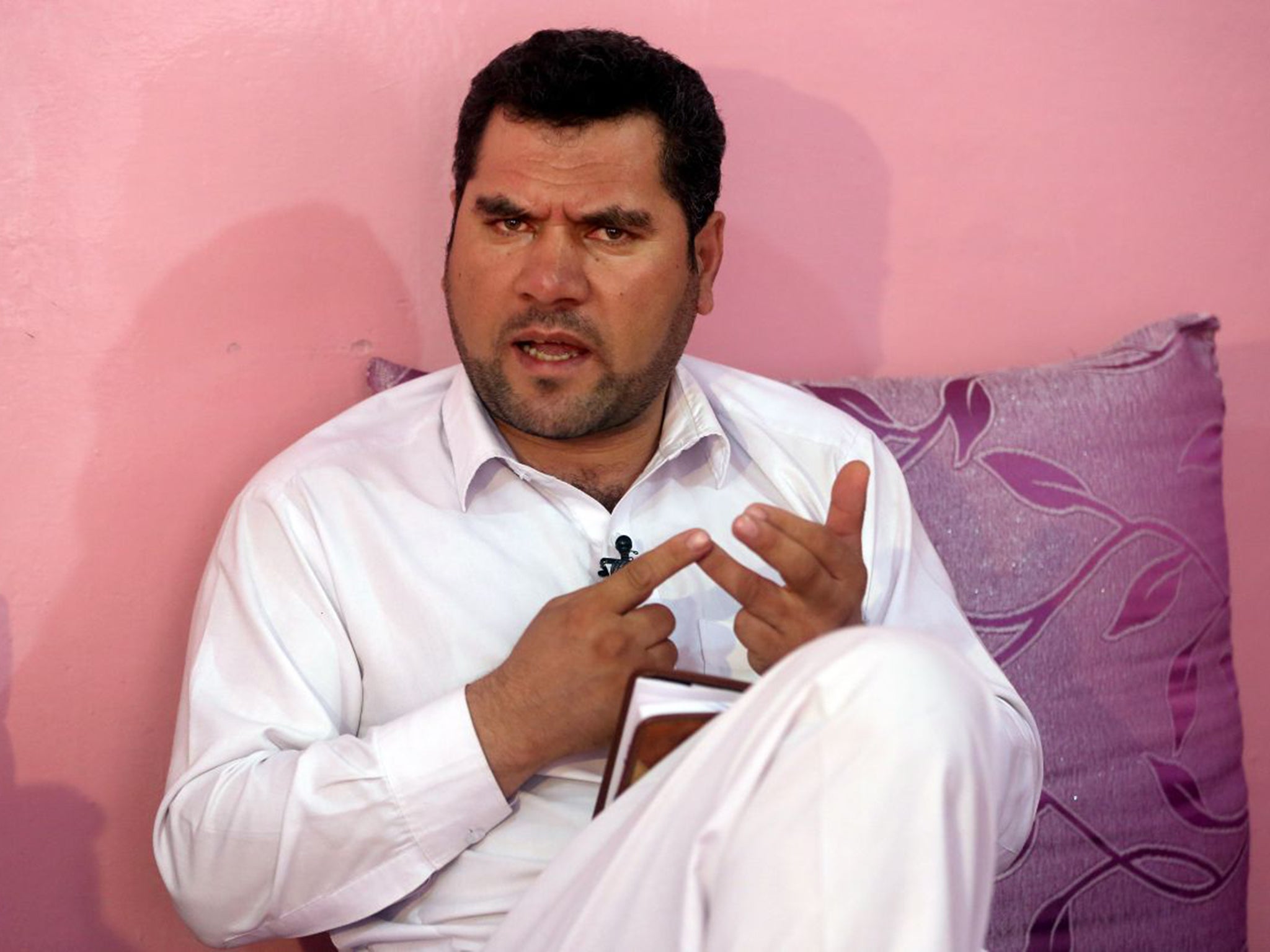 Farkhunda's brother, Najib Malikzada, interviewed at his home in Kabul. An Afghan court has overturned the death sentences of the four men convicted of his sister's killing