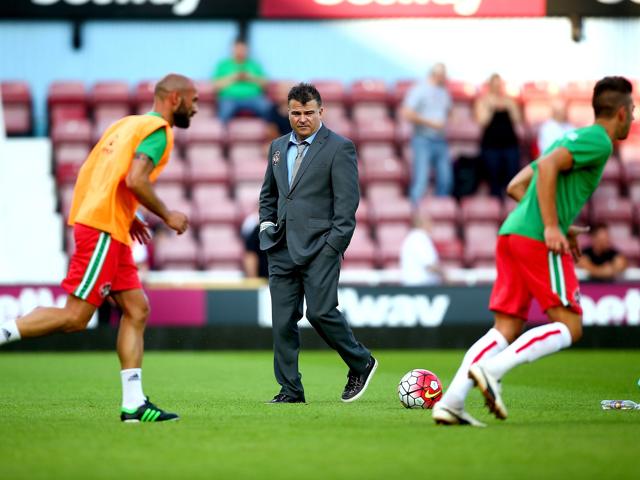 Lusitans manager Xavi Roura