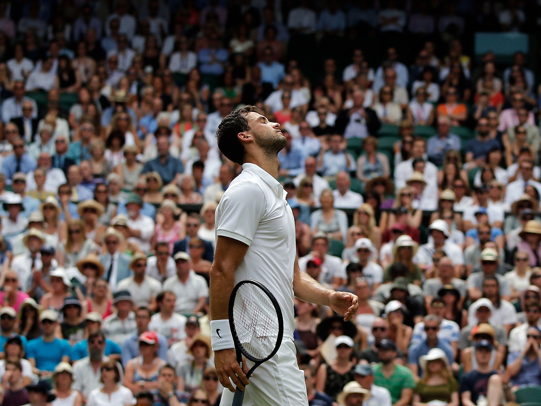 Grigor Dimitrov has been knocked out of Wimbledon