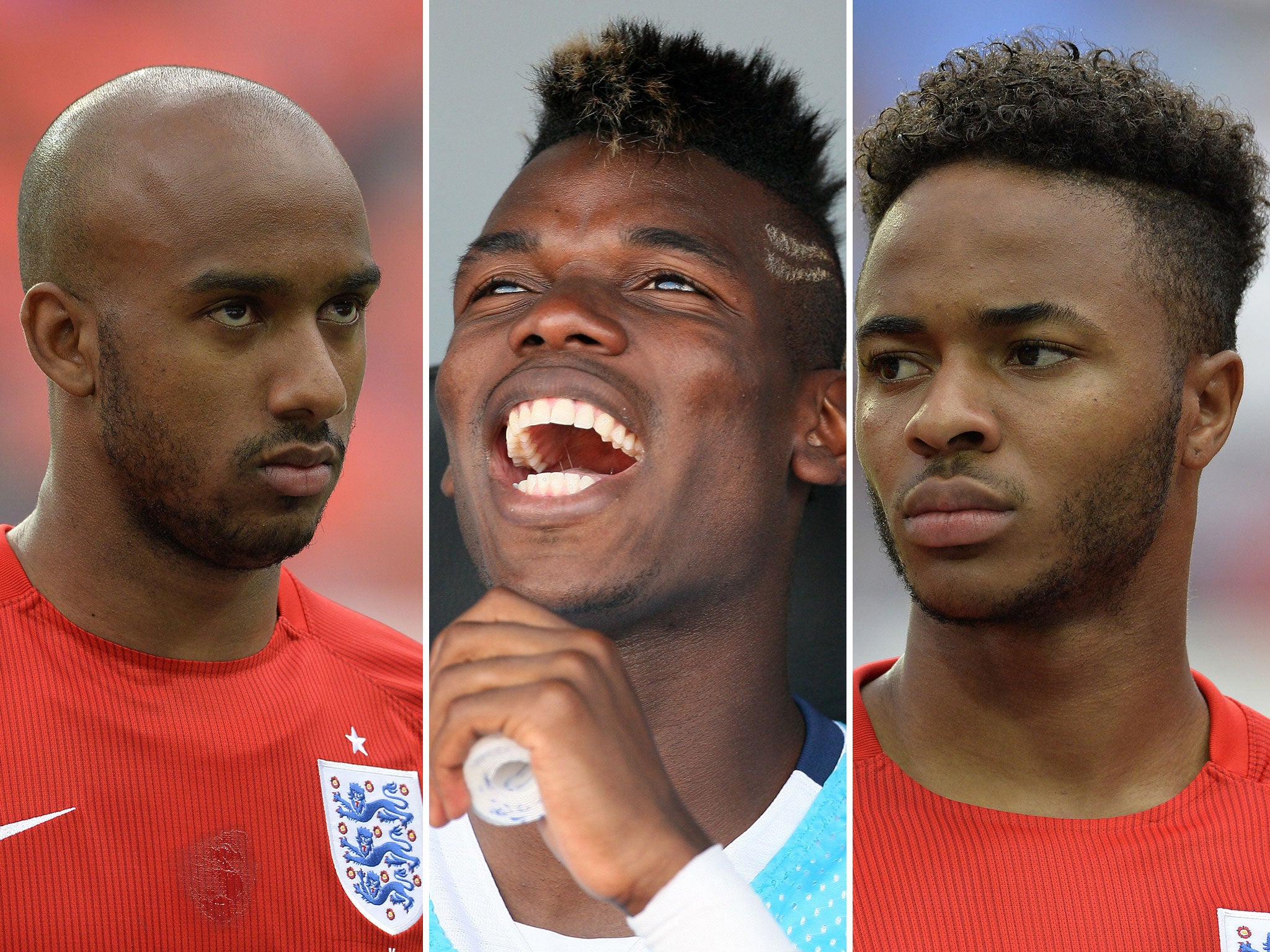 Fabian Delph, Paul Pogba and Raheem Sterling