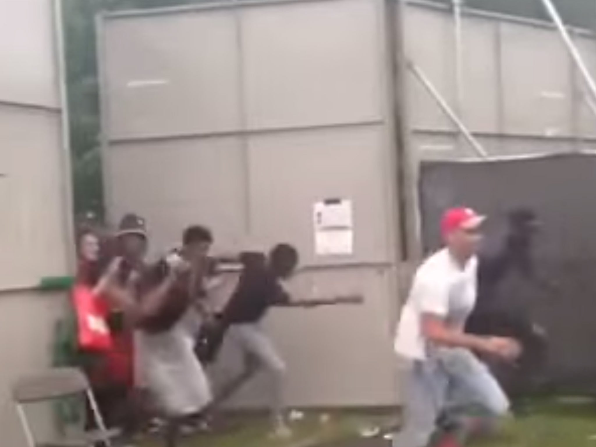 Dozens of fans gatecrash Wireless Festival 2015 as Lethal Bizzle performs