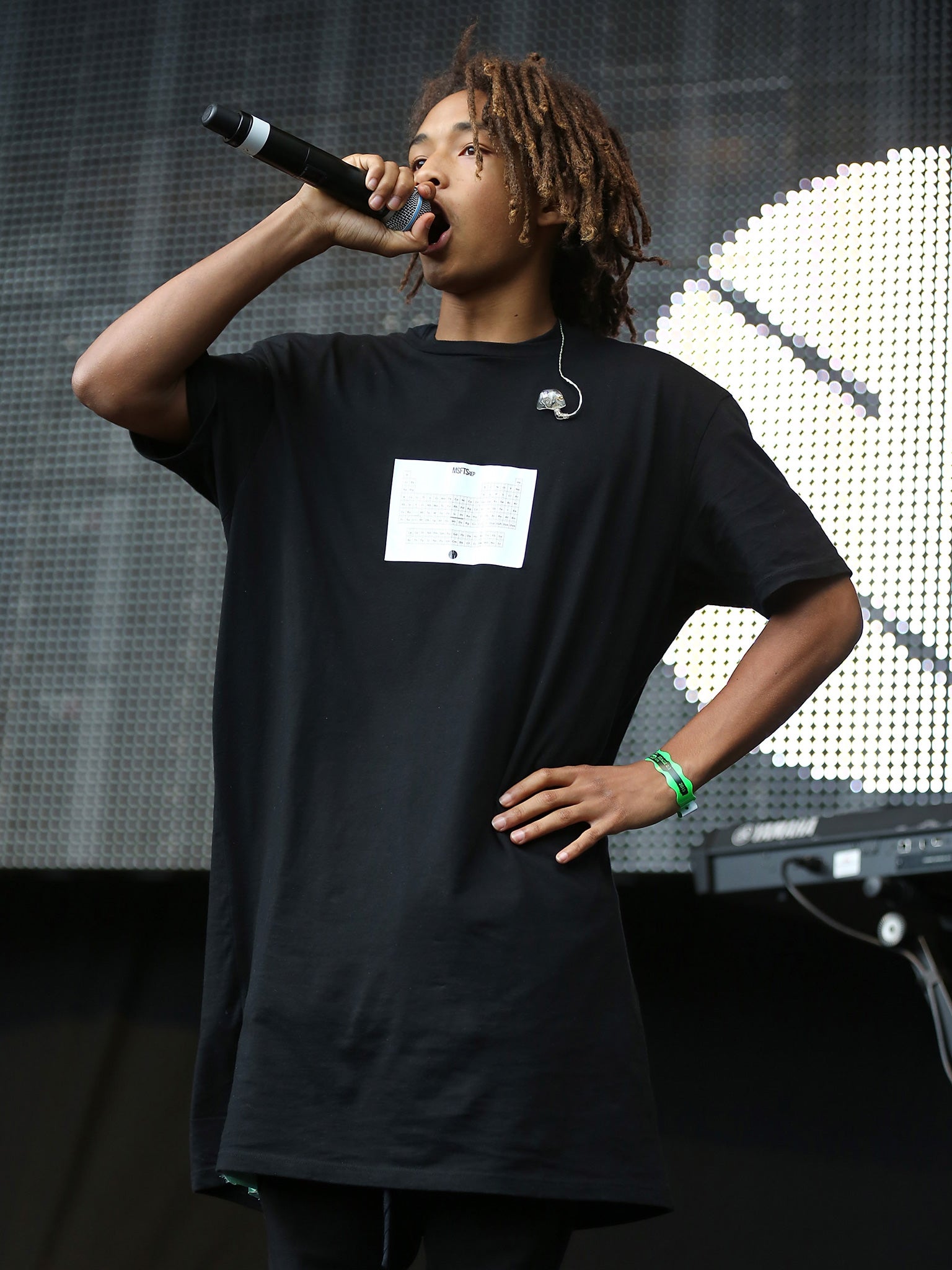 Jaden Smith performs at Wireless 2015