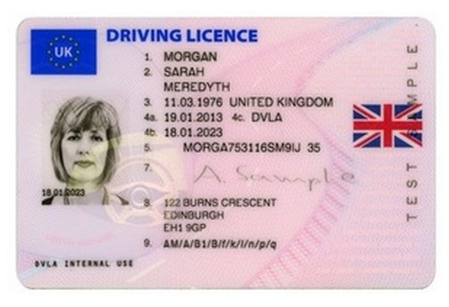 UK driving licenses will have a Union Flag as well as an EU flag on them from now on