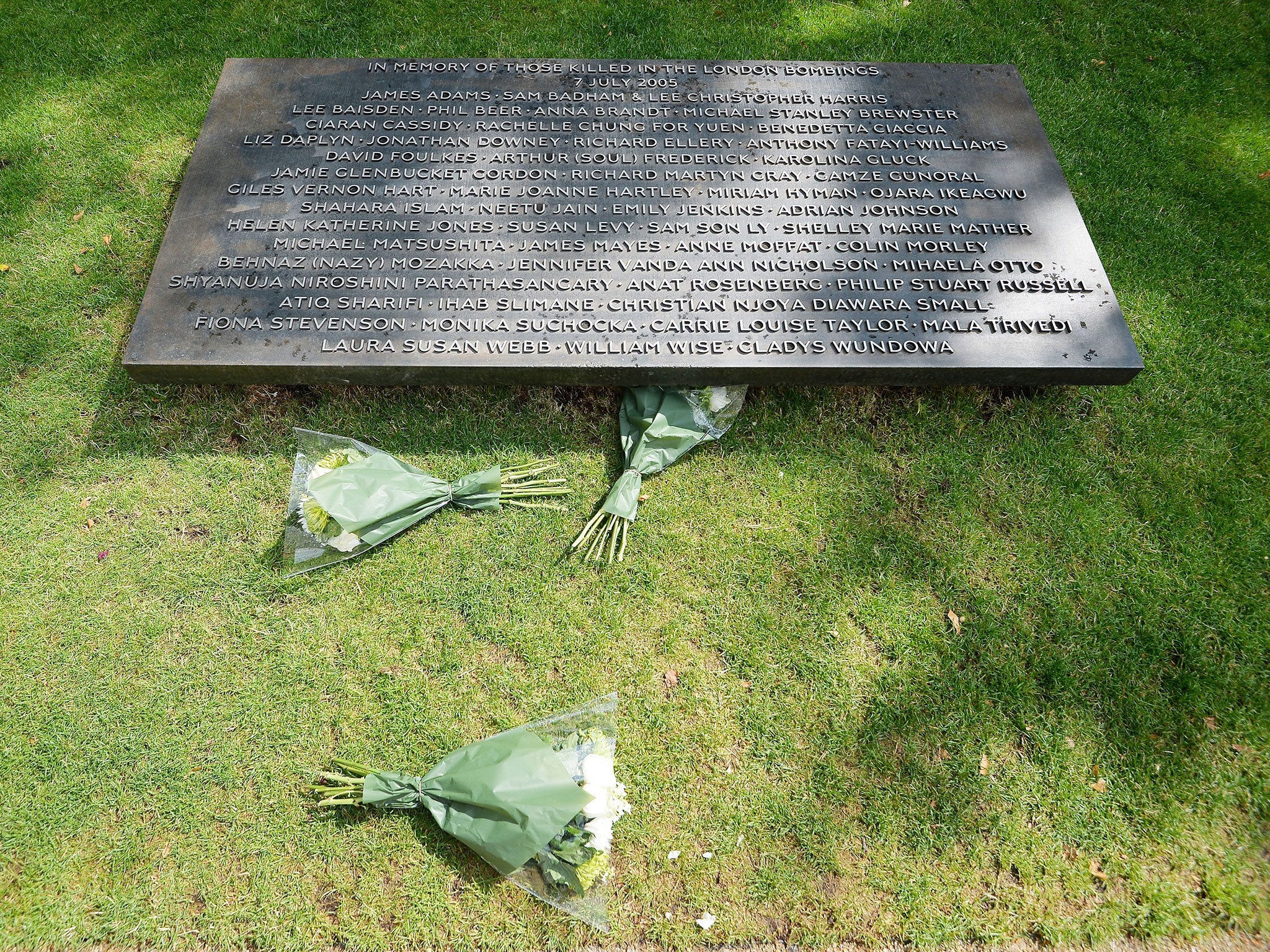 The July 7 memorial in Hyde Park