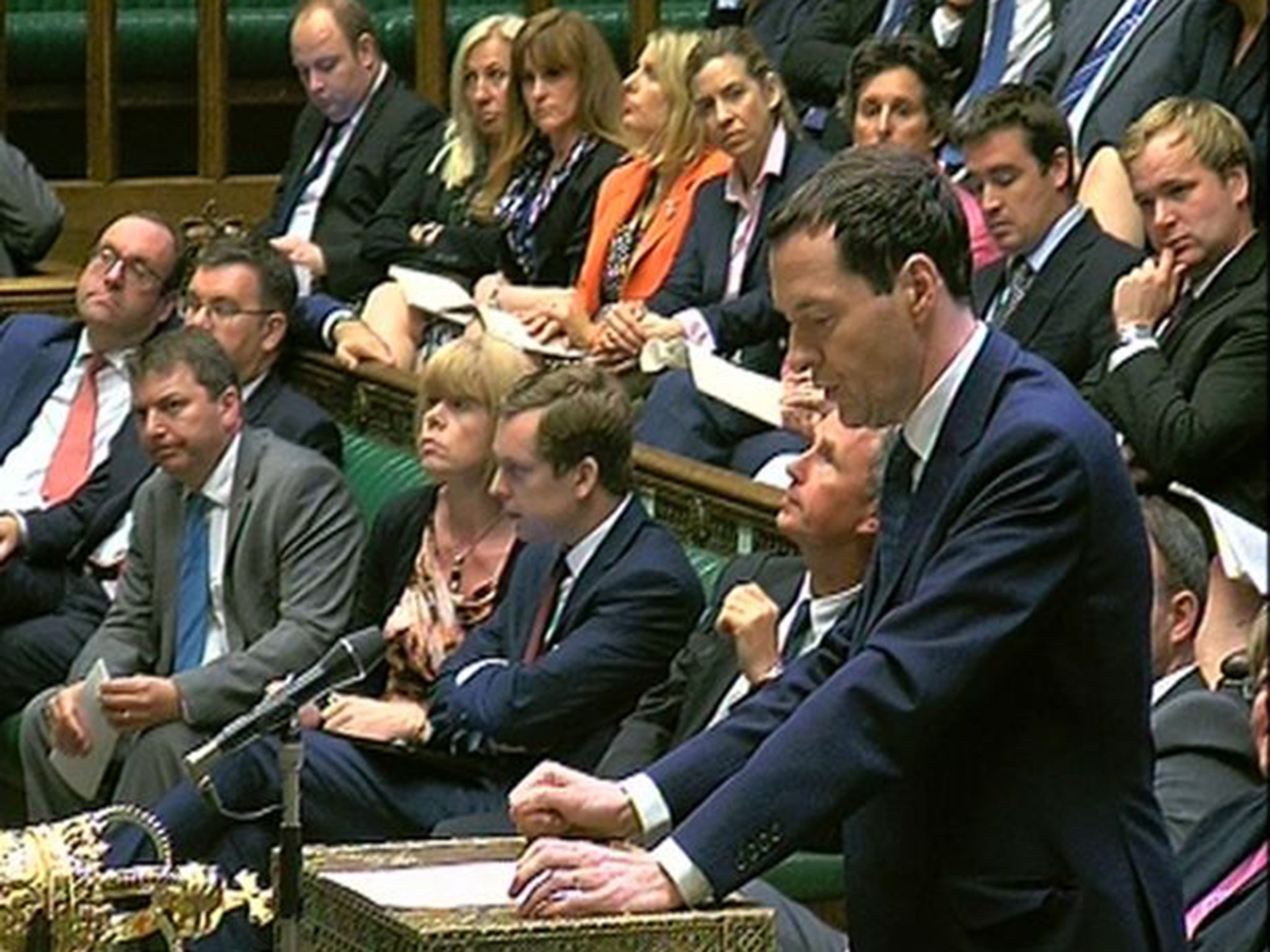 George Osborne told MPs on Monday ‘the situation risks going from bad to worse’