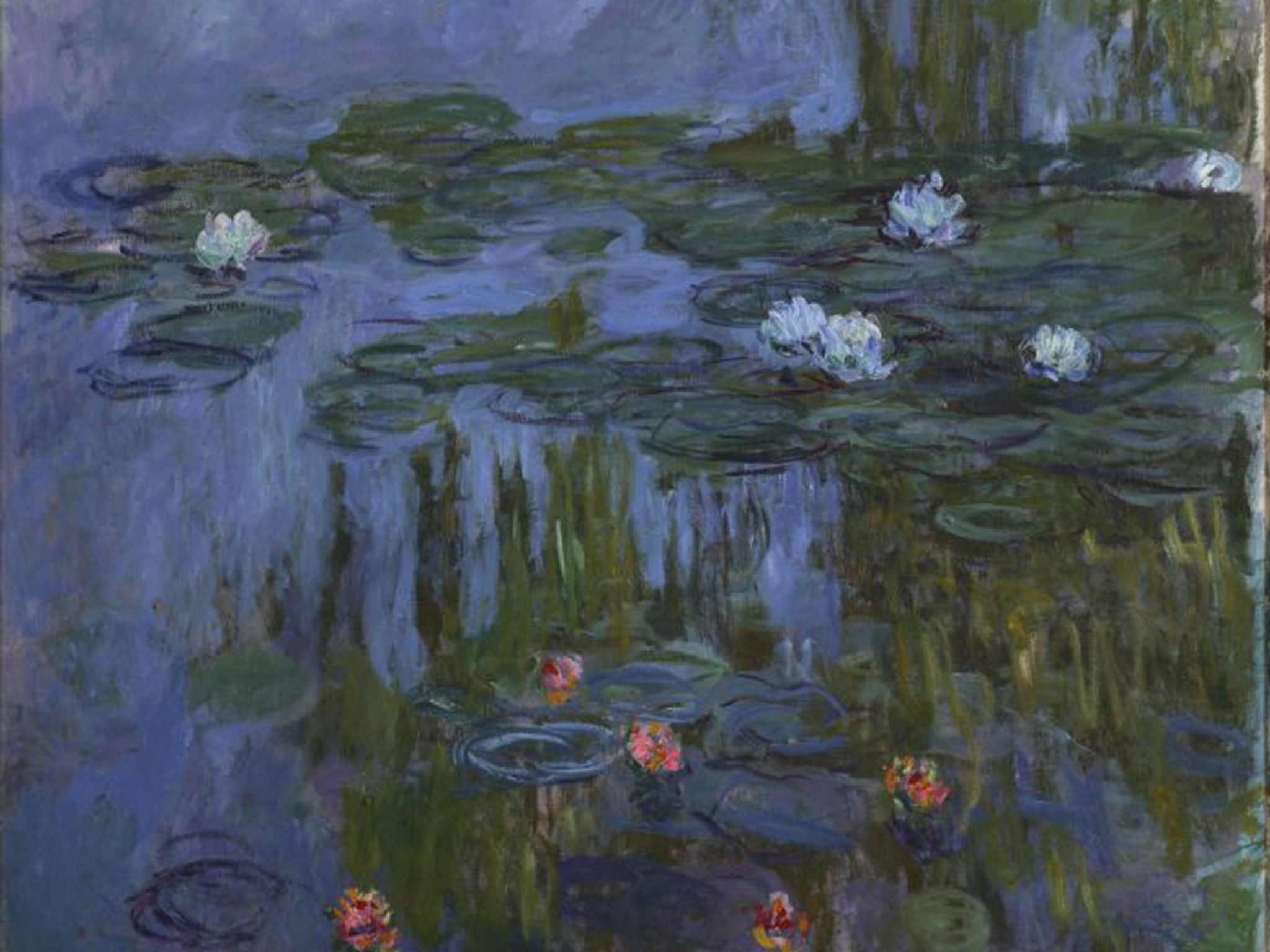 Claude Monet’s ‘Nymphéas’ (Waterlilies). The painter’s neighbours thought his lilies could poison their cattle