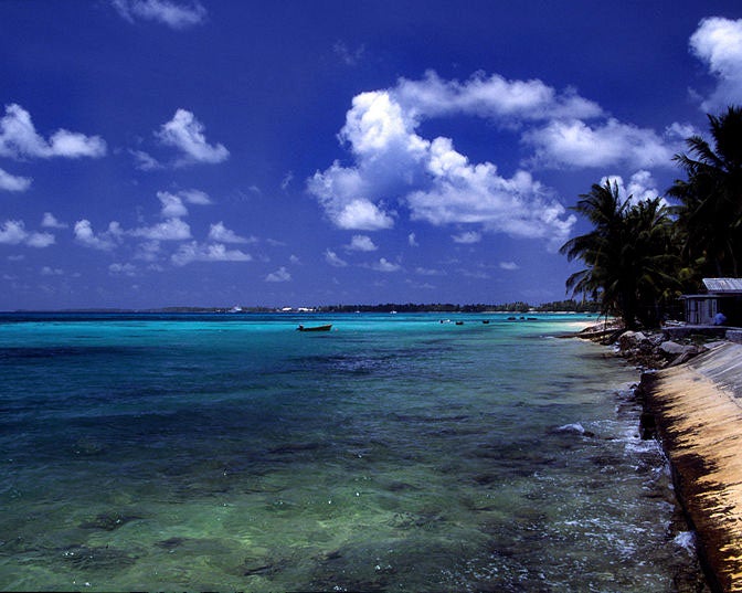 Tuvalu is at risk from climate change