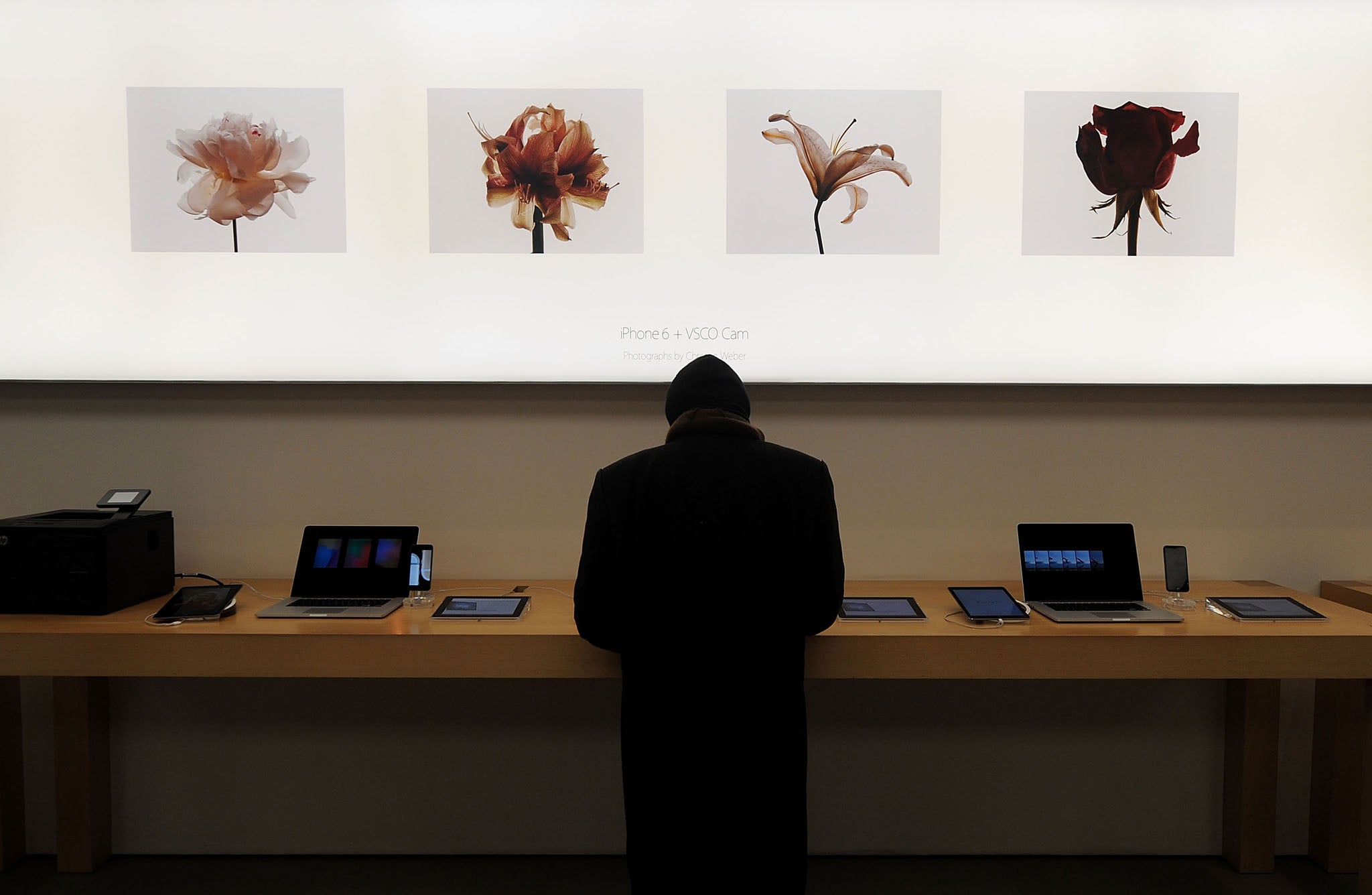 The Apple Store in Soho, New York