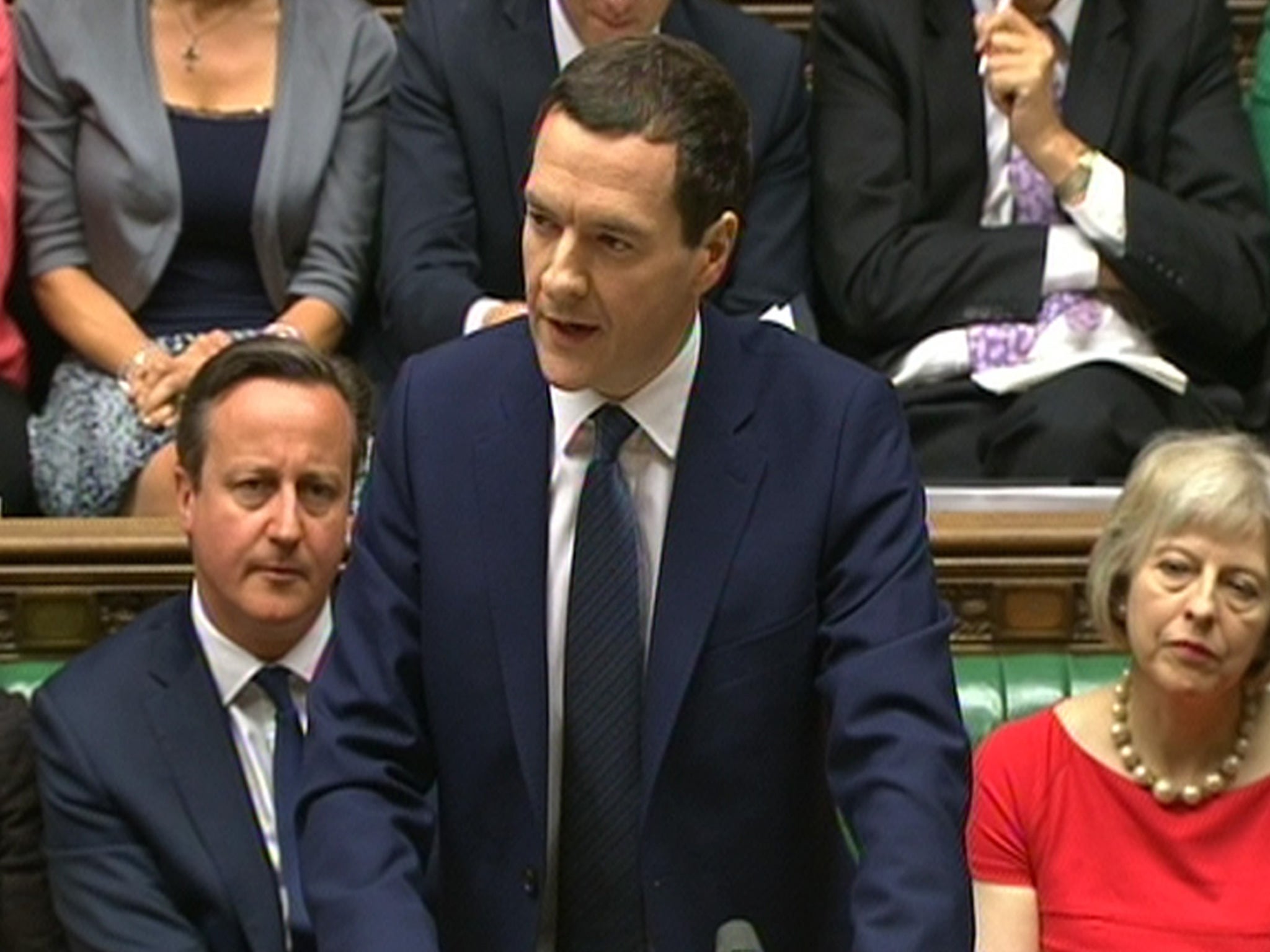 George Osborne delivers his Budget speech