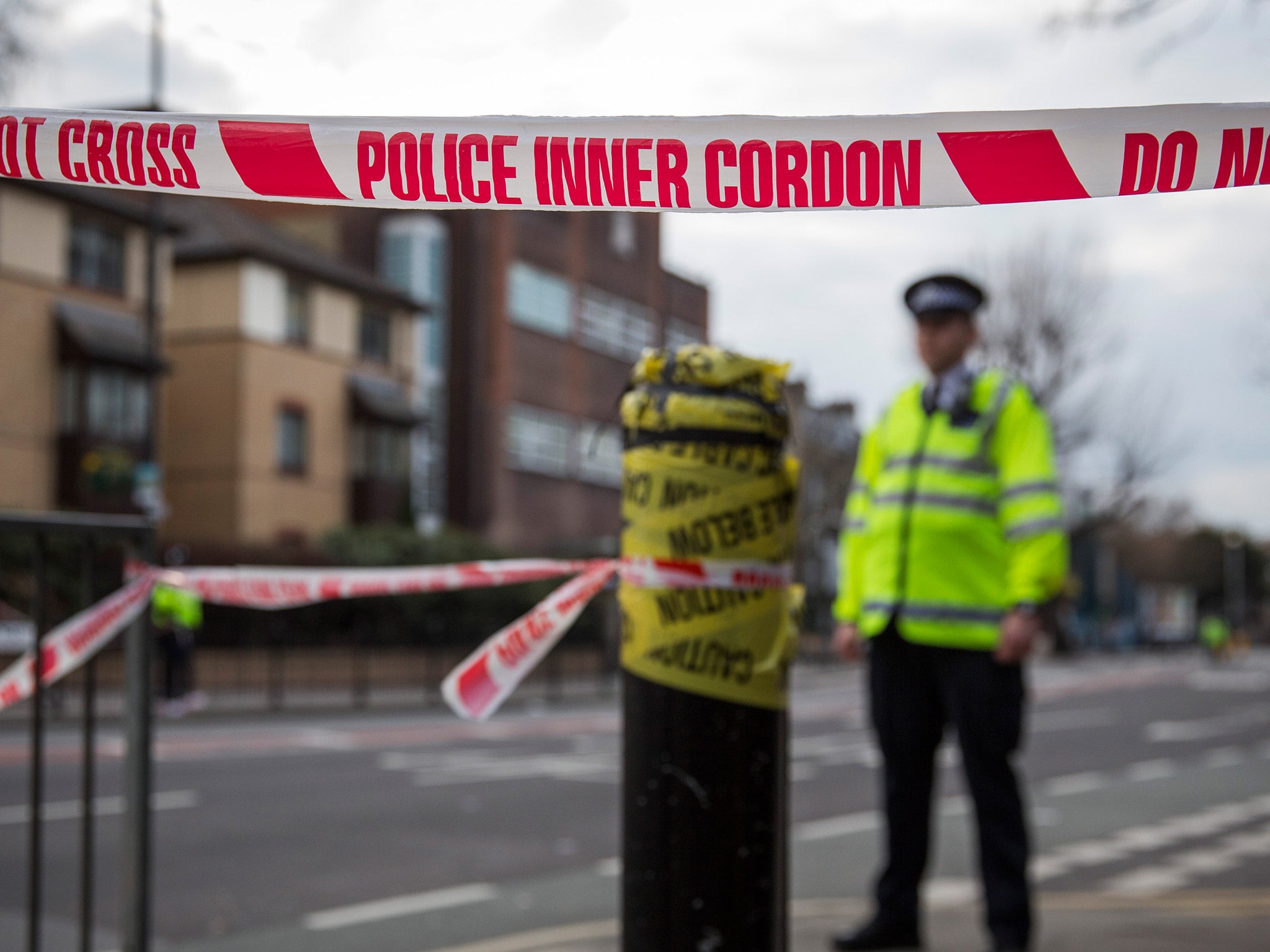 Metropolitan police cordon