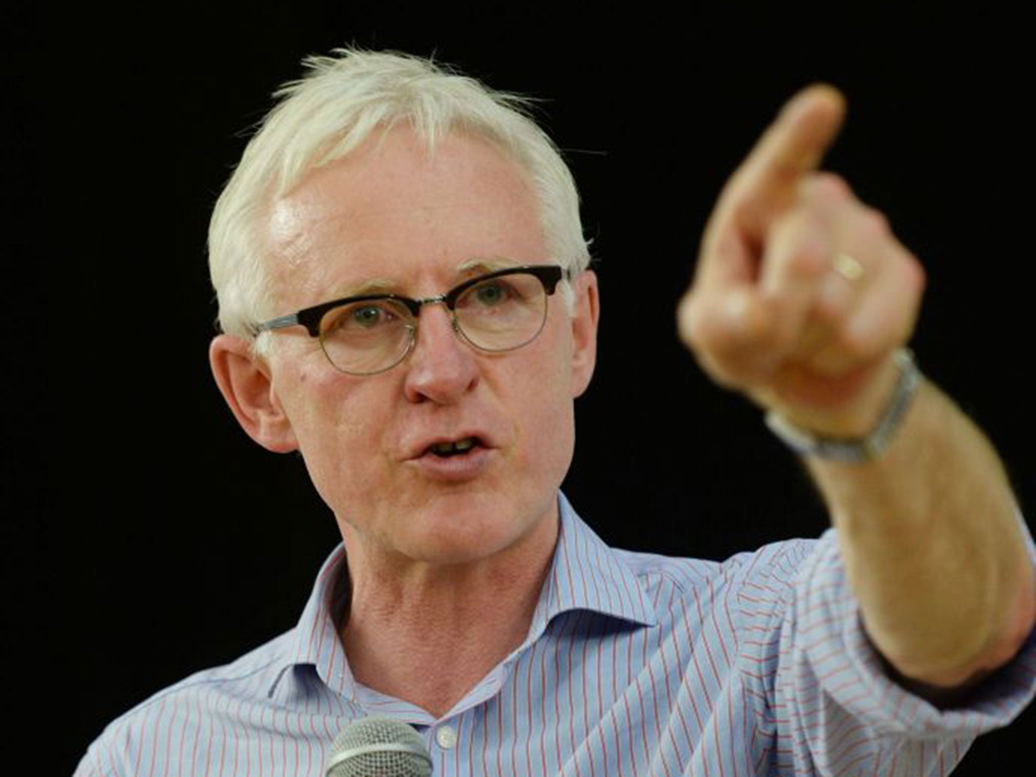 Norman Lamb MP takes part in a hustings event in Westminster