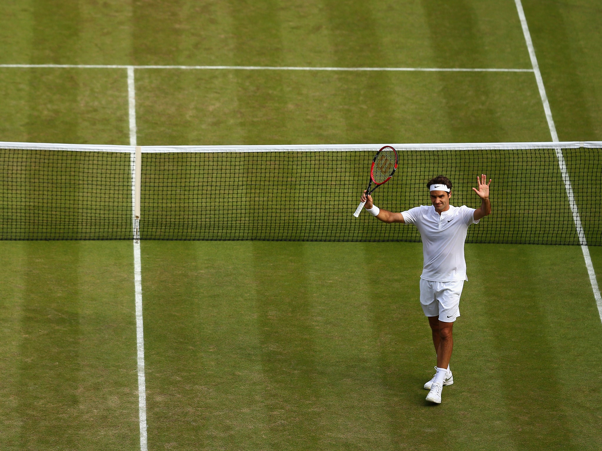 Federer was majestic in winning