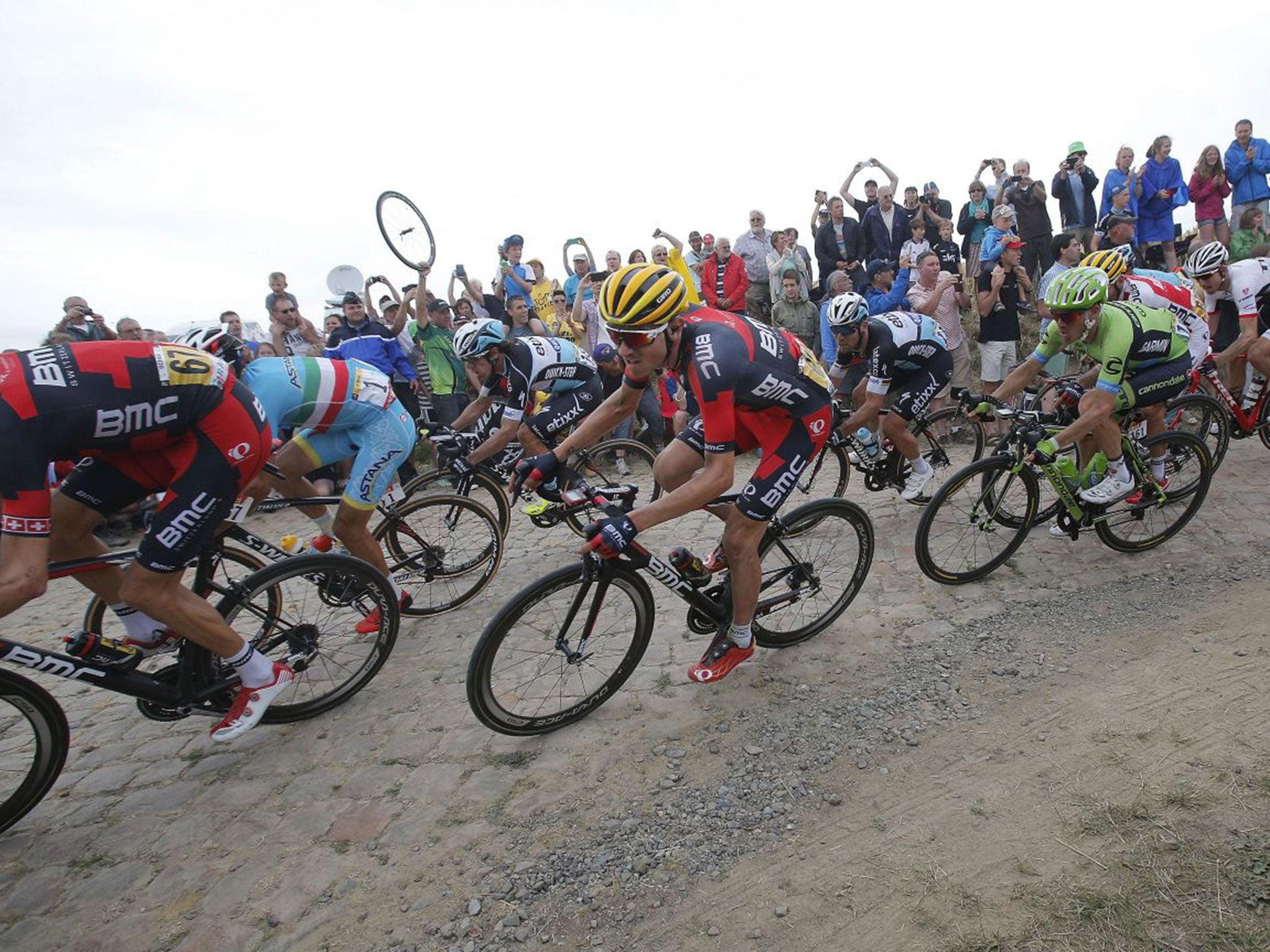 Today’s uphill finish will suit Tejay van Garderen, currently lying third