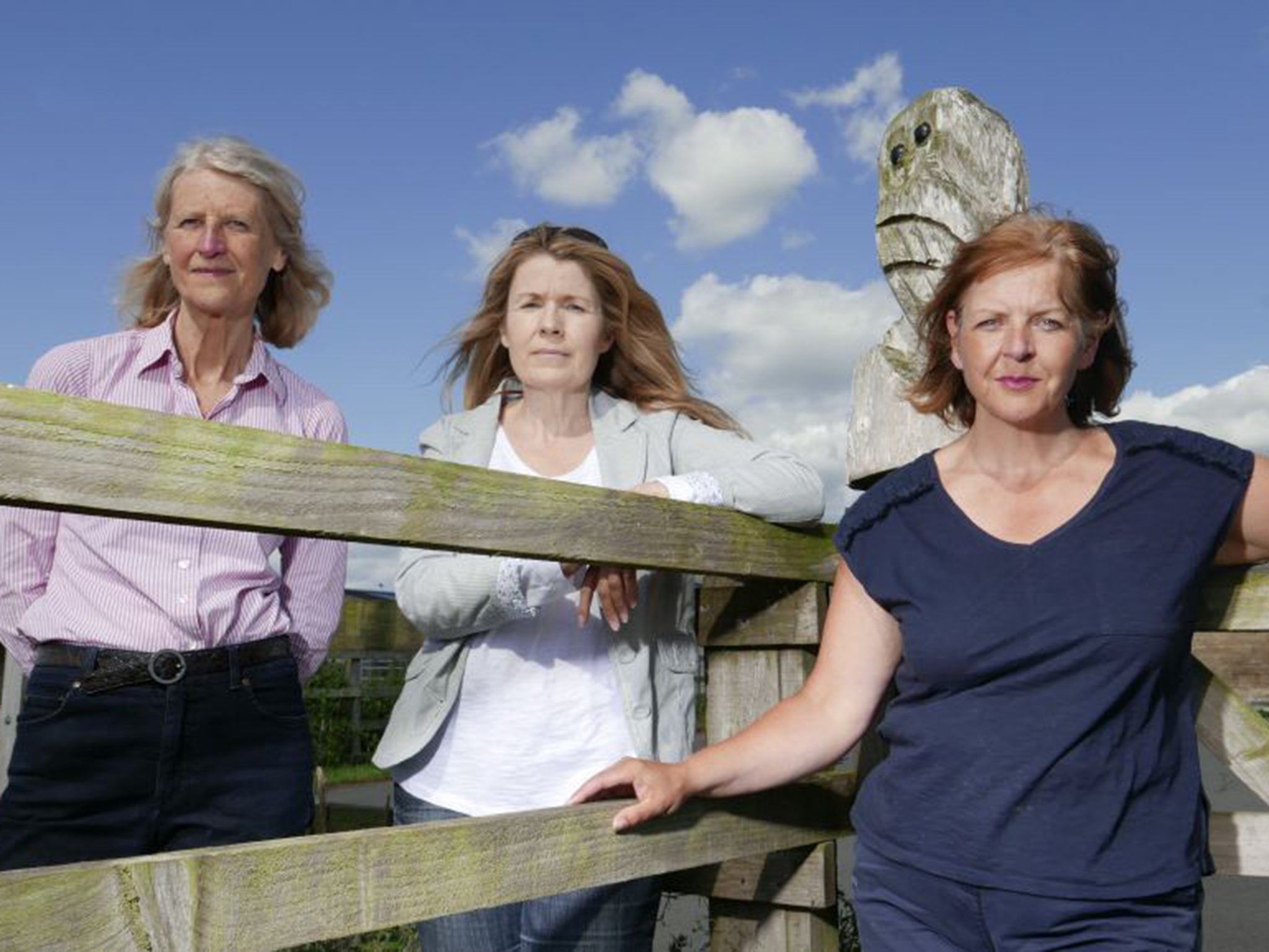 From left to right: Jill Hopkins, Sarah Houlston and Karen Garrett