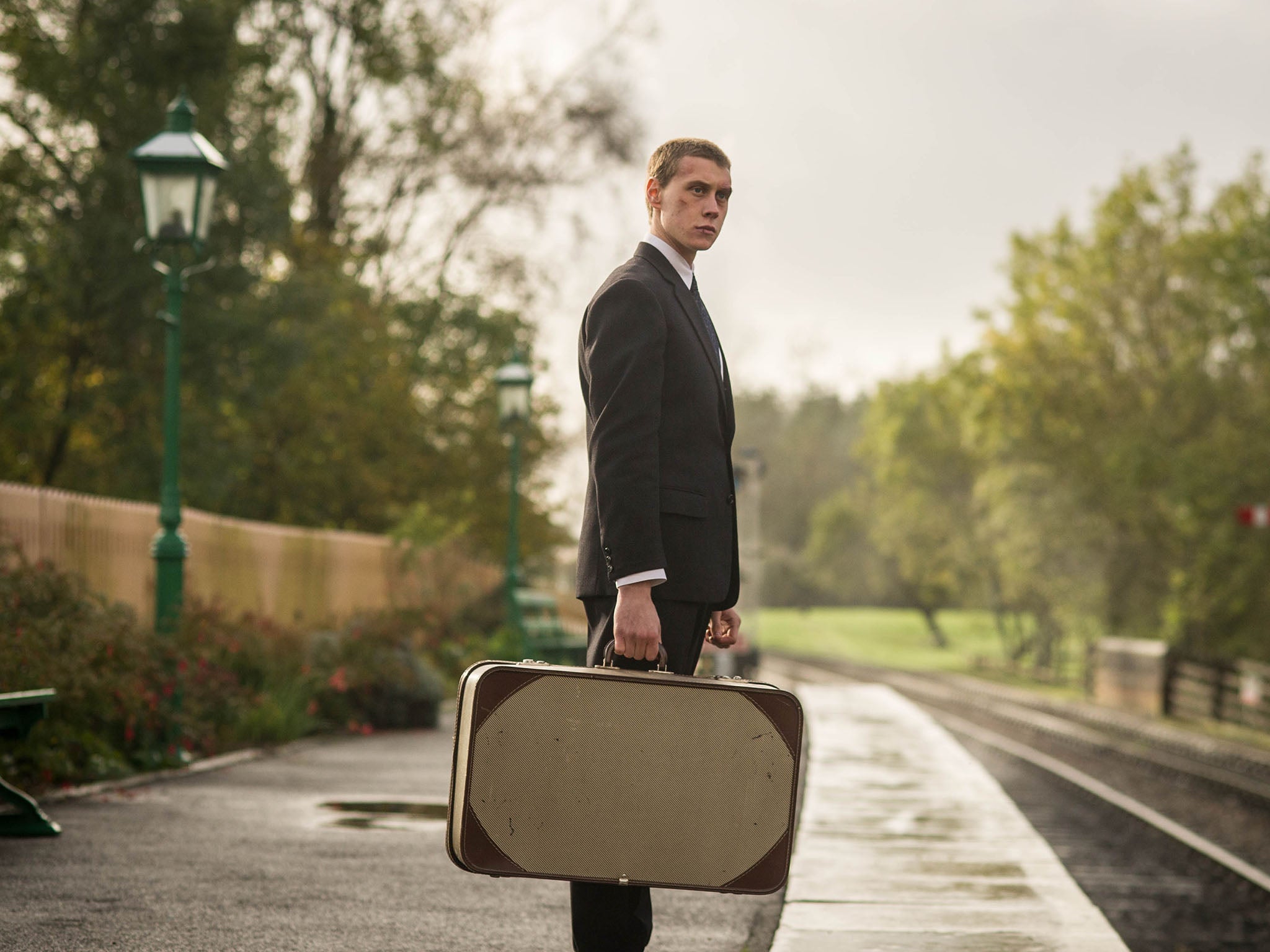 Growing pains: George Mackay plays the traumatised Lewis as a young man in ‘The Outcast’