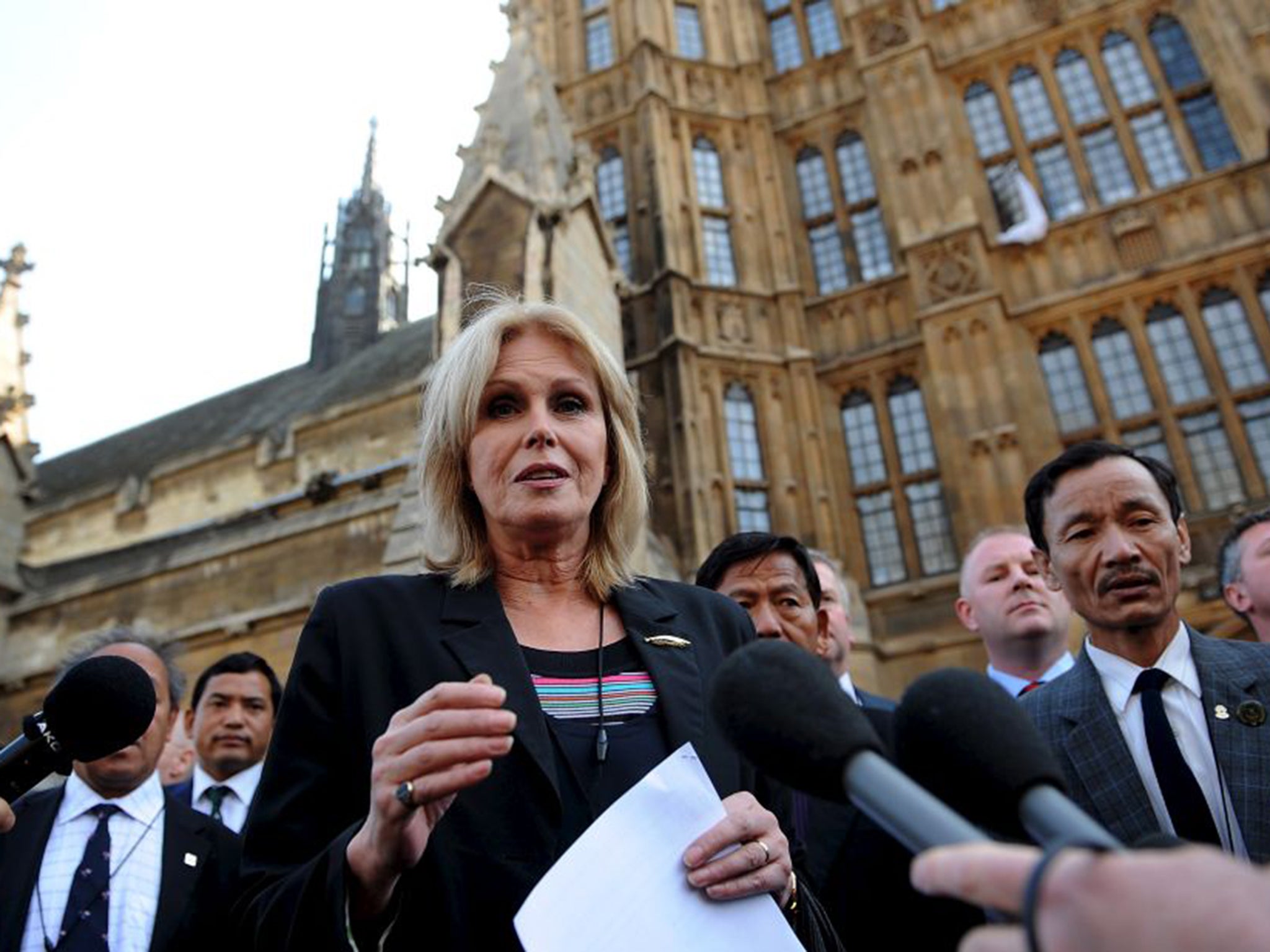 Joanna Lumley backs the Gurkhas – a successful campaign