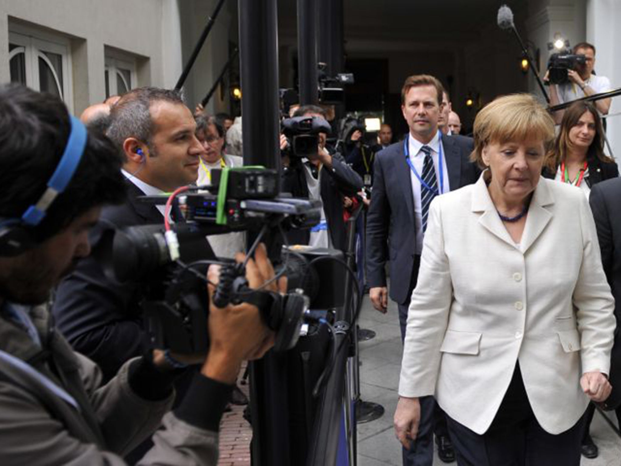 Angela Merkel has been a particular target on Twitter