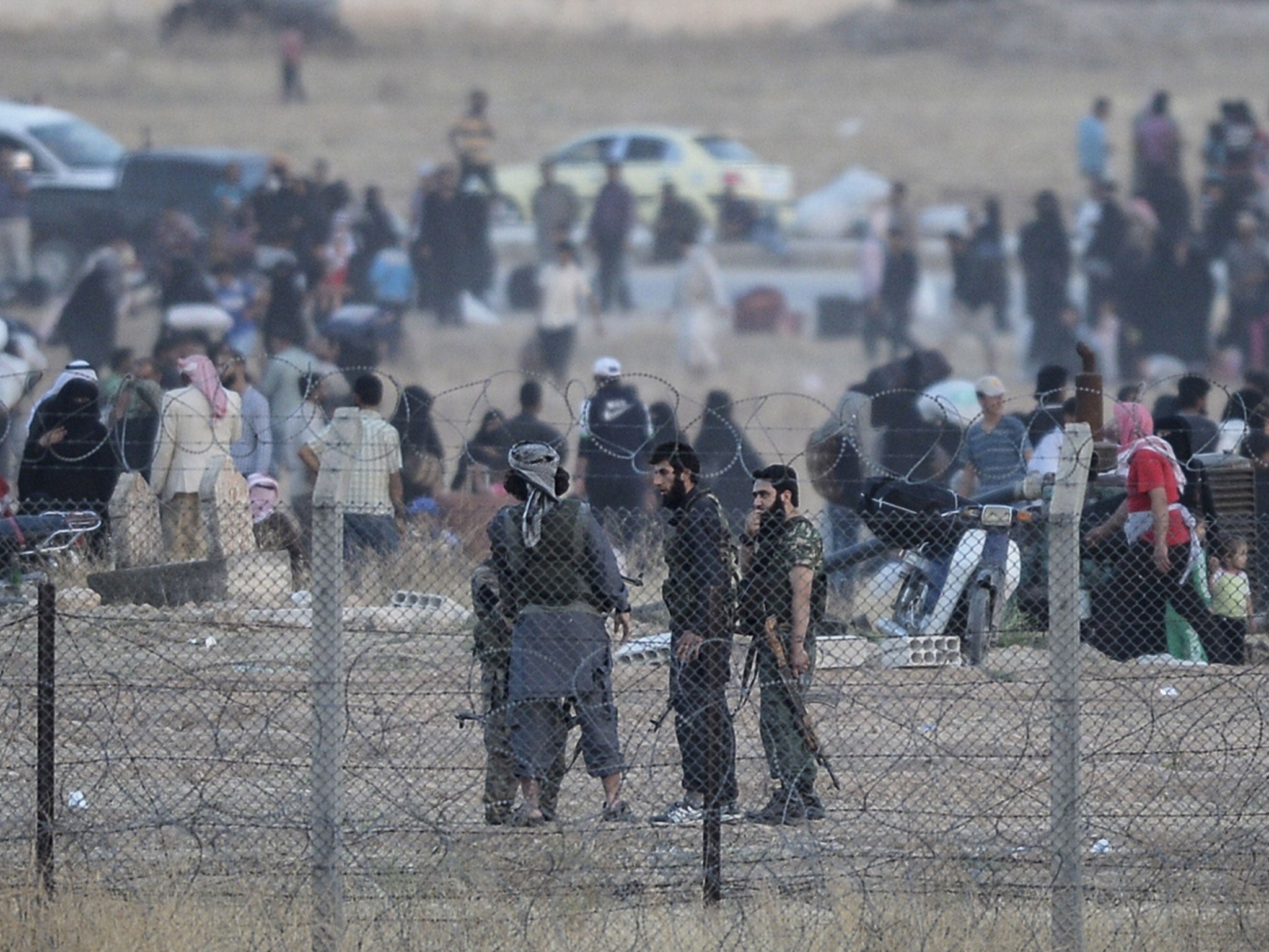 It is believed that Abdel-Majed Abdel Bary made his escape through the Syrian town of Tal Abyad on the Turkey border (Getty)