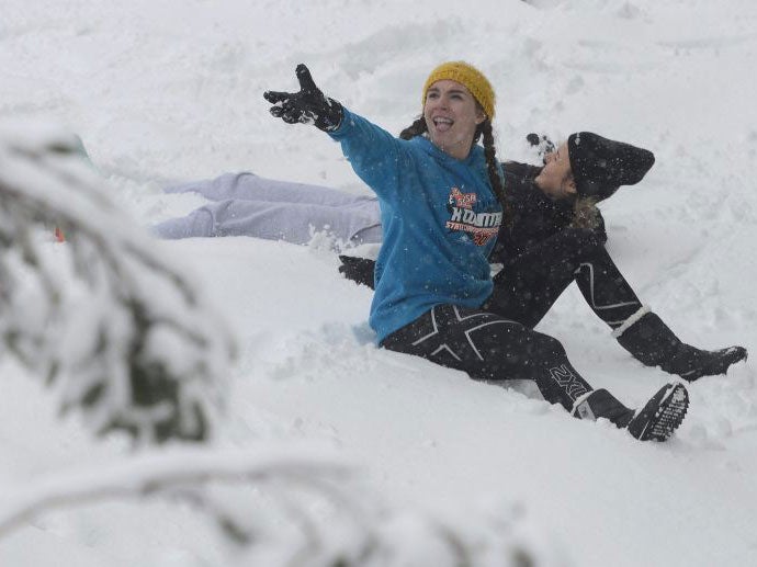 Australians have been making the most of the snow