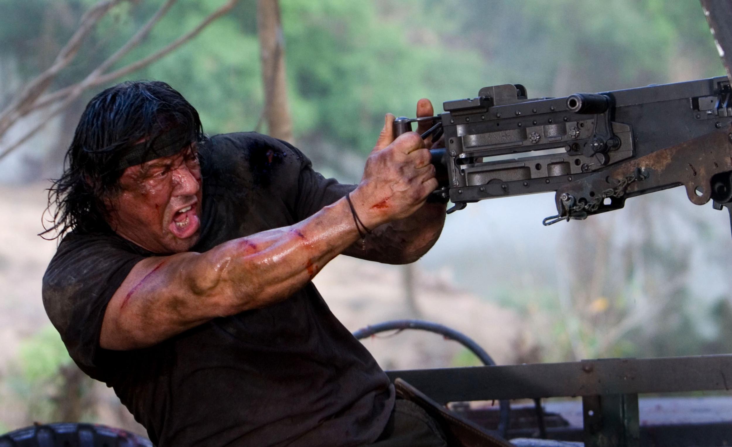 Rambo (2008), starring Sylvester Stallone