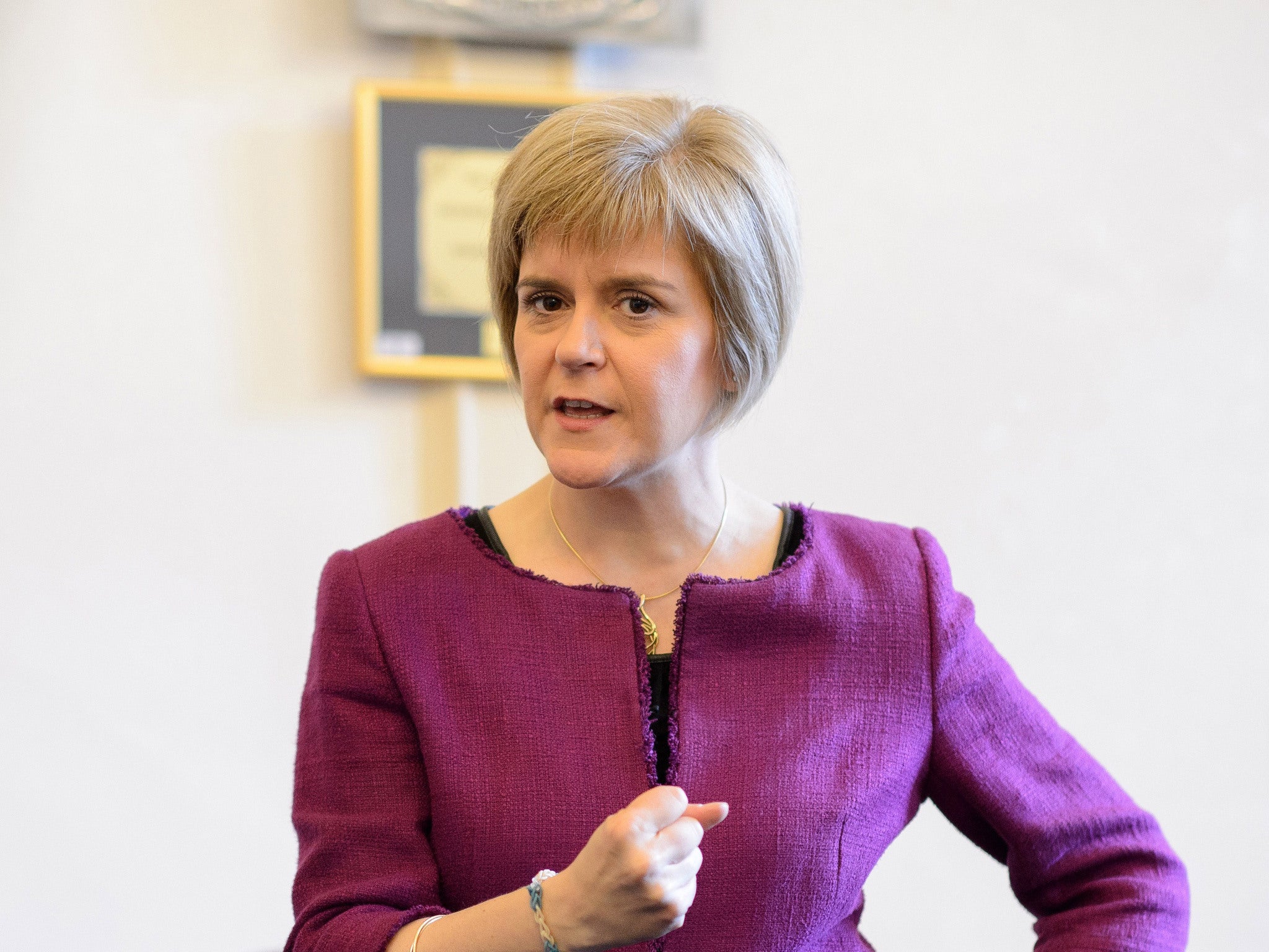 The Scottish First Minister says the Tories will push Scotland towards another vote