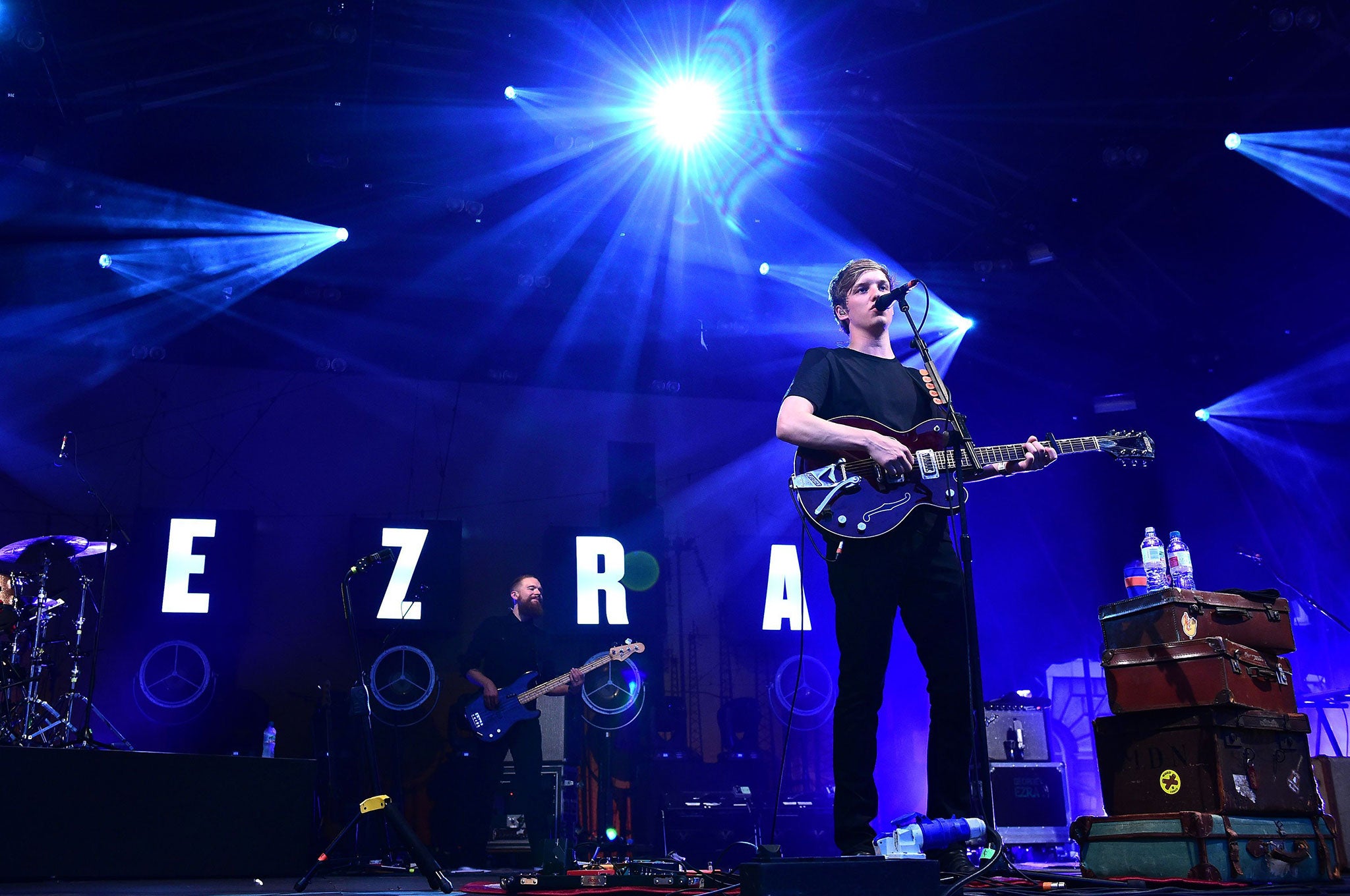 George Ezra performs at the Somerset House Summer series