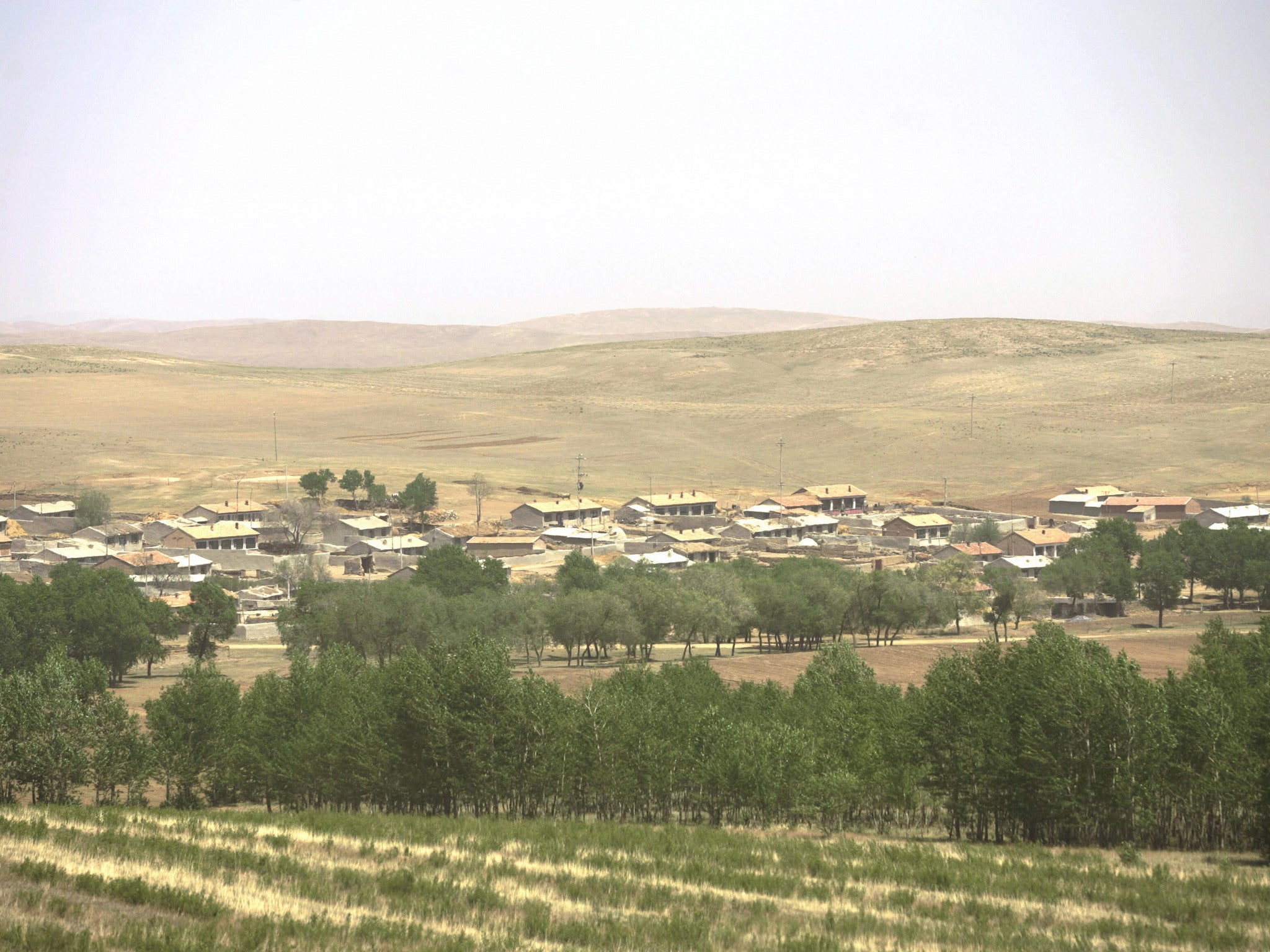 The Gobi desert in China's northern Inner Mongolia region