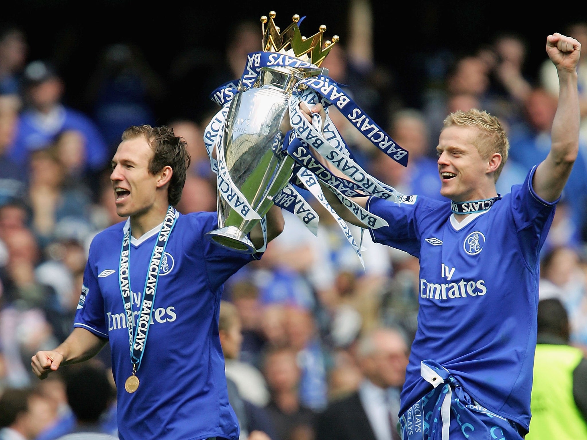 Duff won the Premier League twice with Chelsea