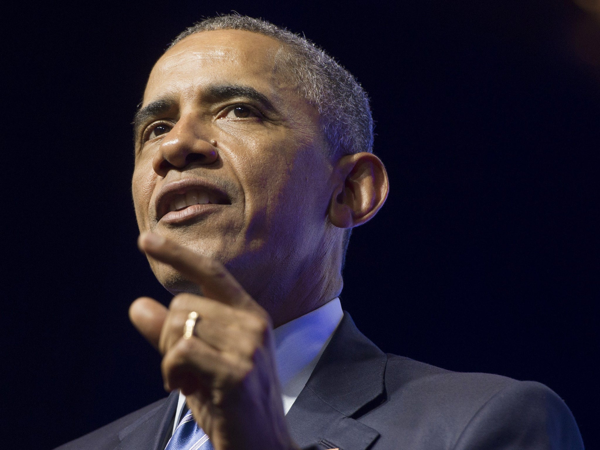 President Obama at the NAACP meeting