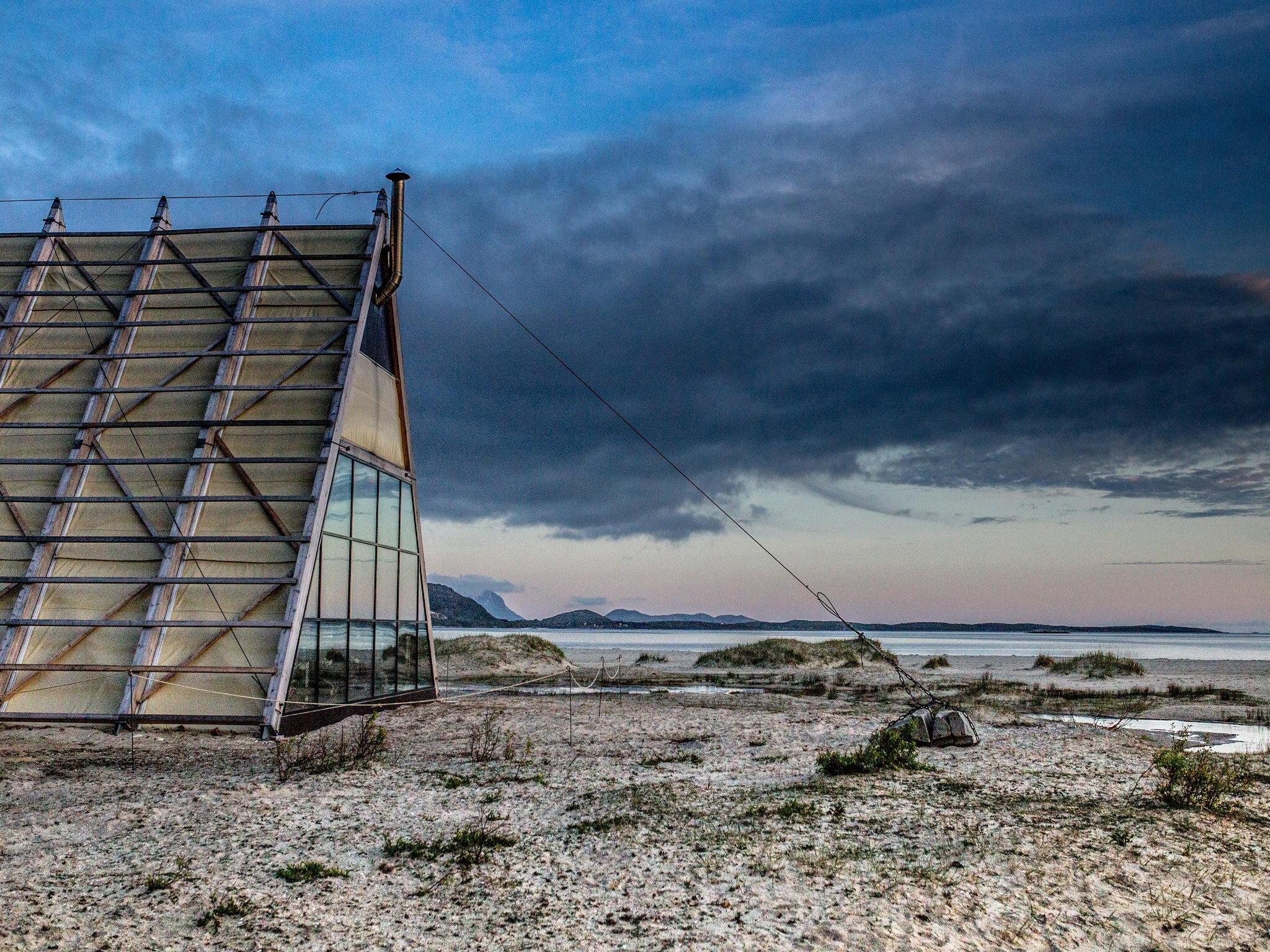 You could get your sweat on while look out over the Arctic Sea (Picture: Agora Sauna at SALT, Norway, salted.no (c) Martin Losvik)