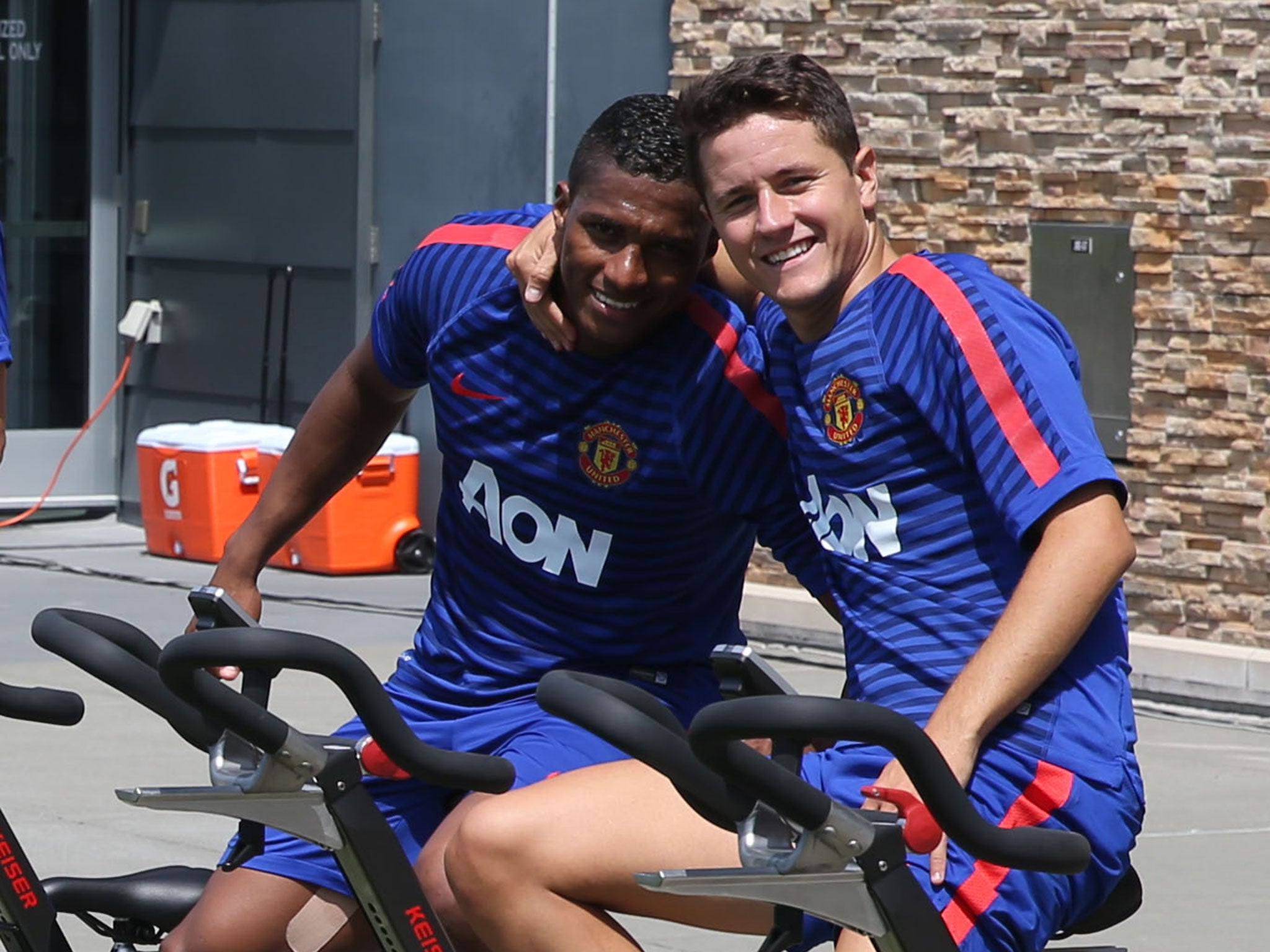 Antonio Valencia and Ander Herrera