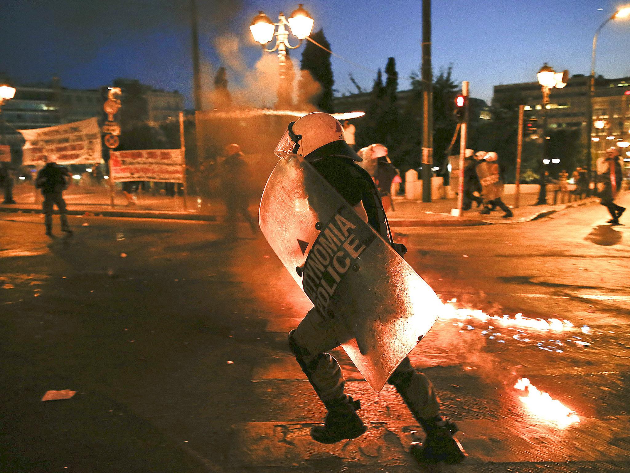 Austerity measures and the euro crisis provoked civil unrest in Athens (Reuters)