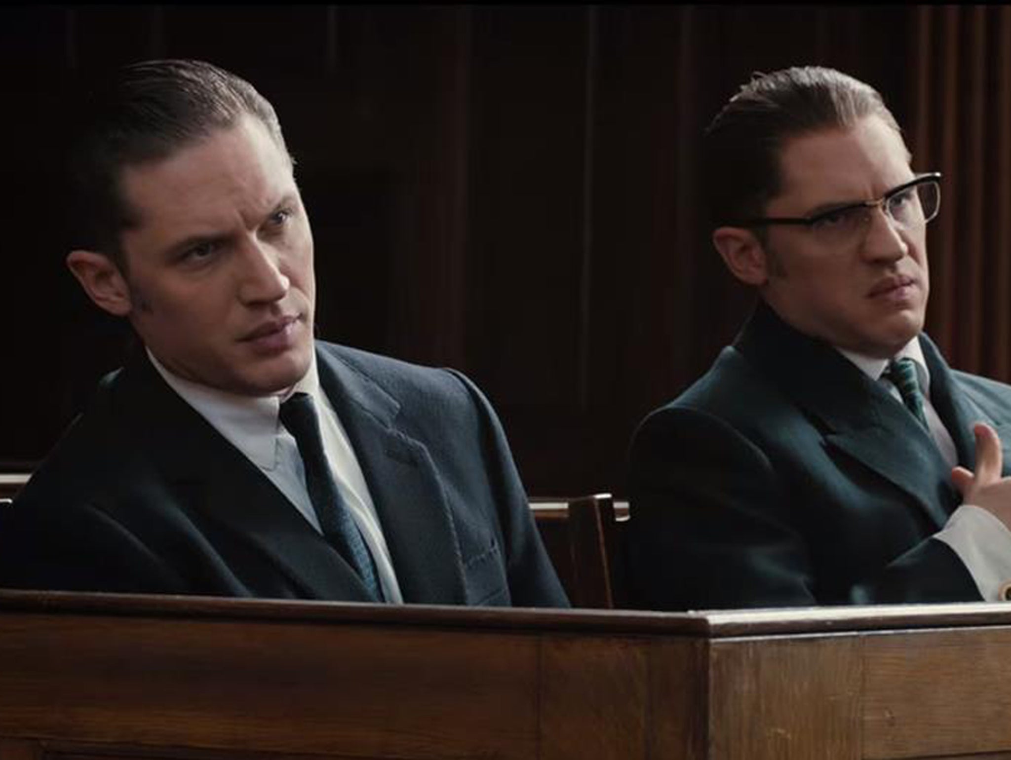 Tom Hardy stars as Kray Twins Reggie and Ronnie