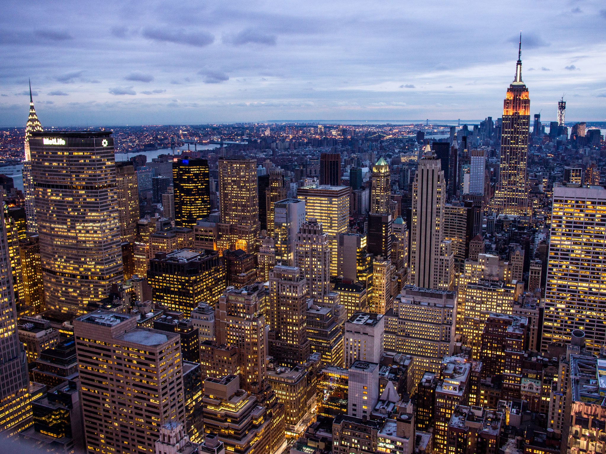 Manhattan's midtown skyline