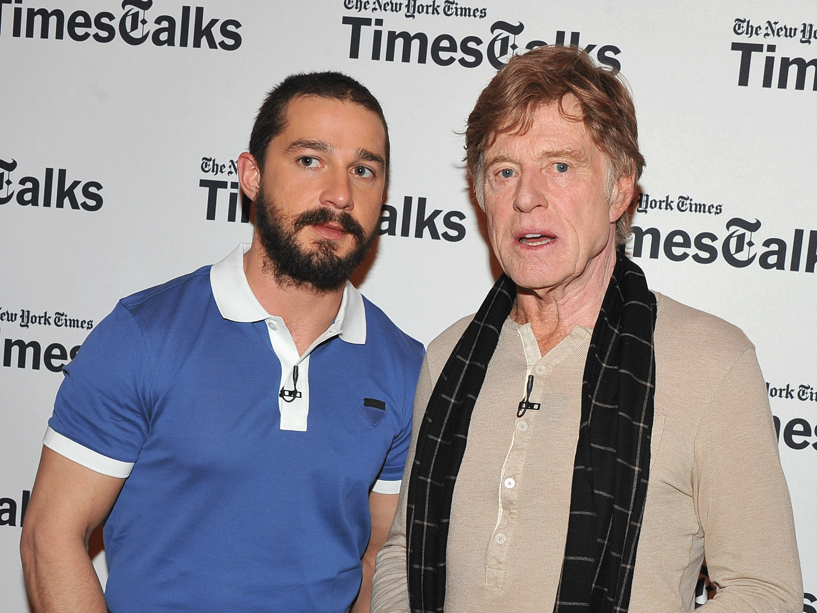 Shia LaBeouf and Robert Reford, the stars of the The Company You Keep