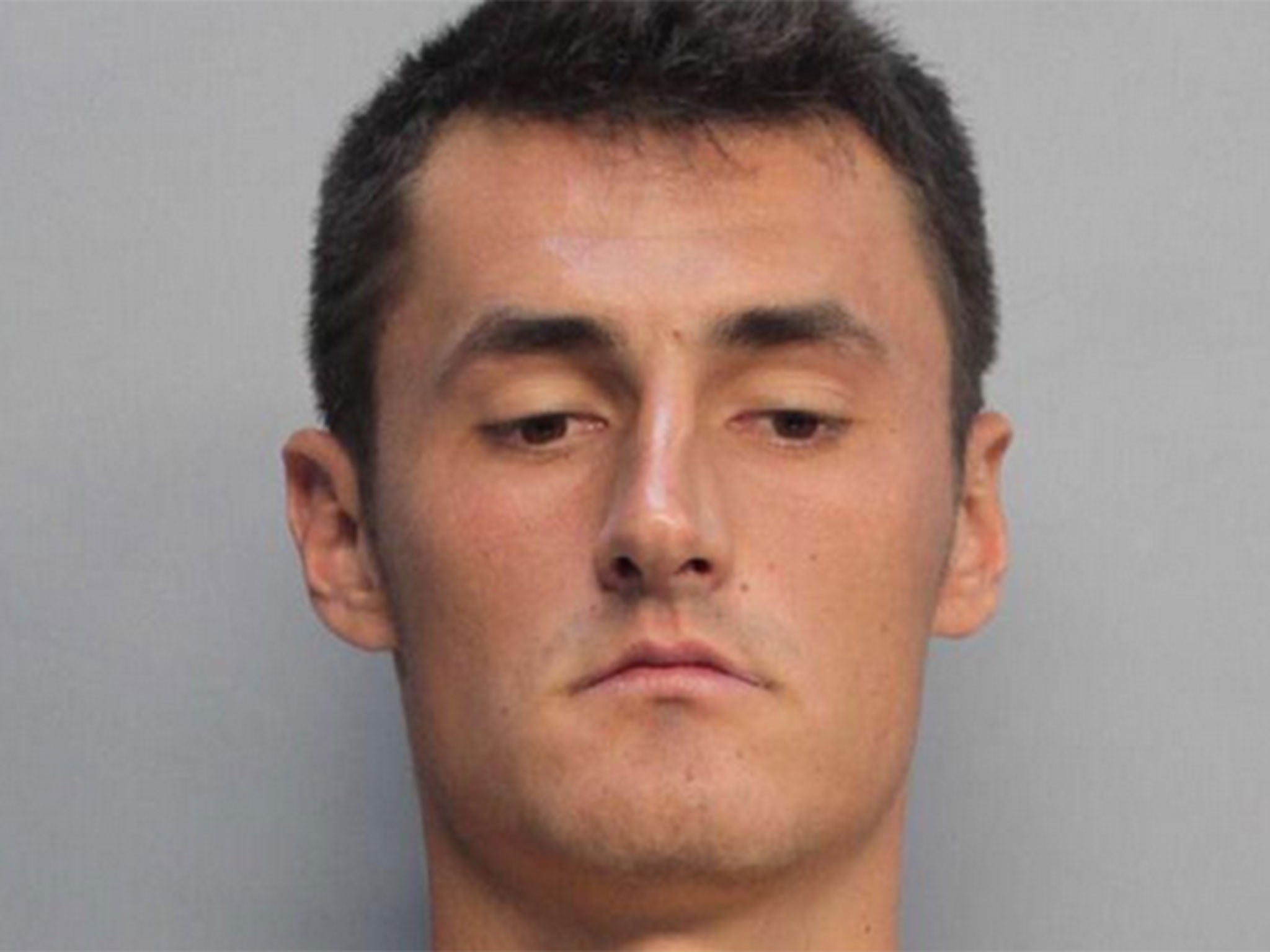 Bernard Tomic after his arrest