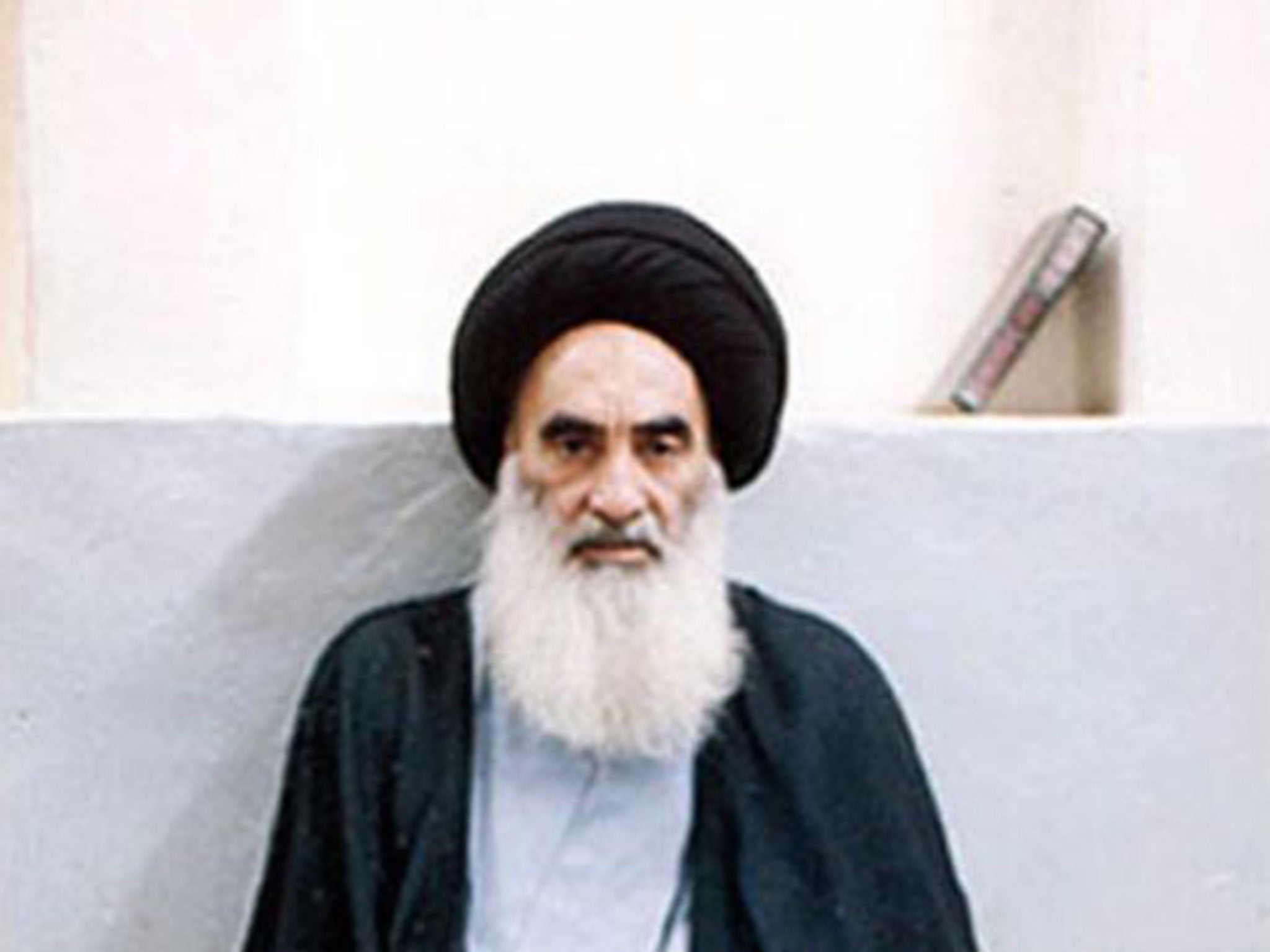 An undated image of Grand Ayatollah Ali al-Sistani